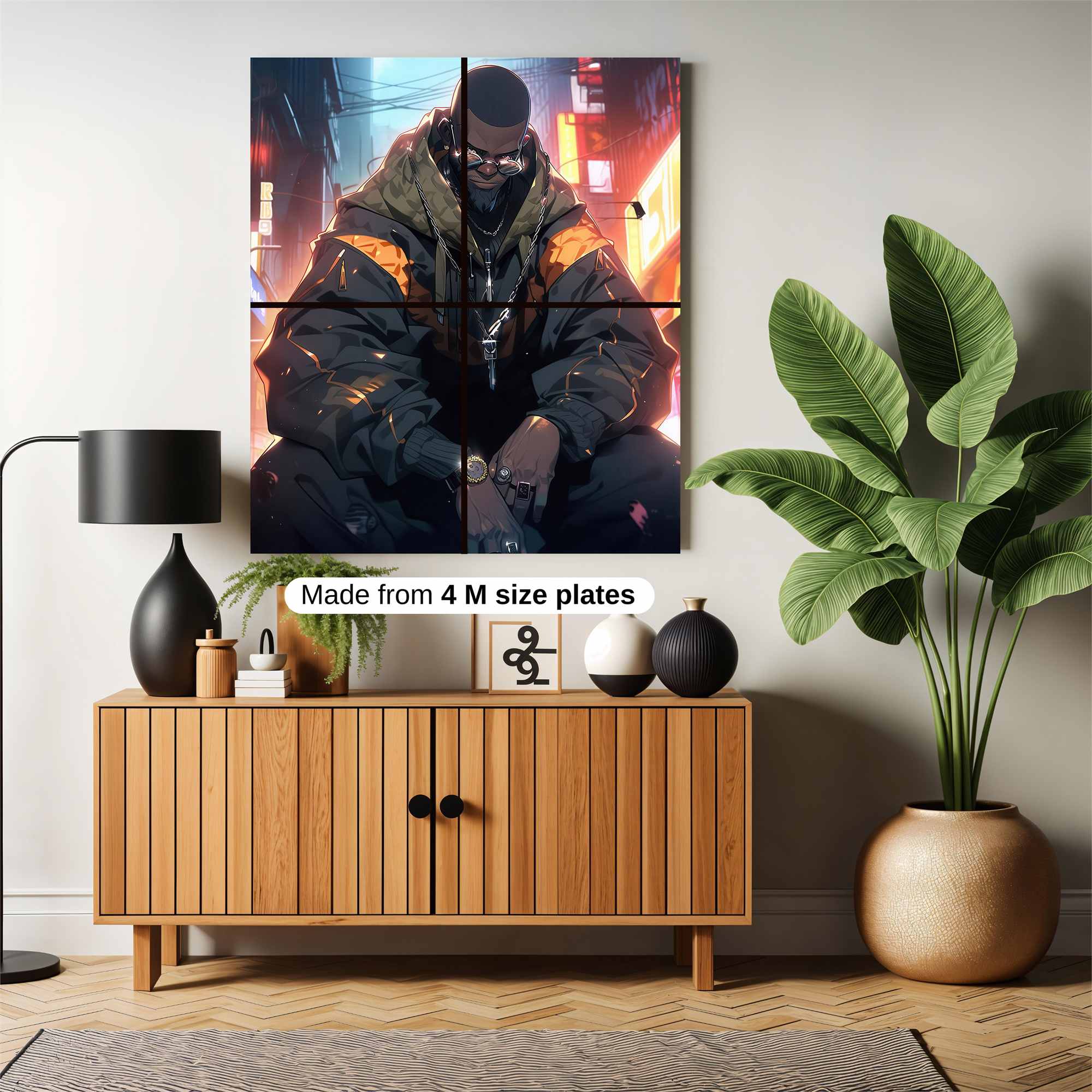 Cyberpunk Chill Safe Wall Magnetic / M