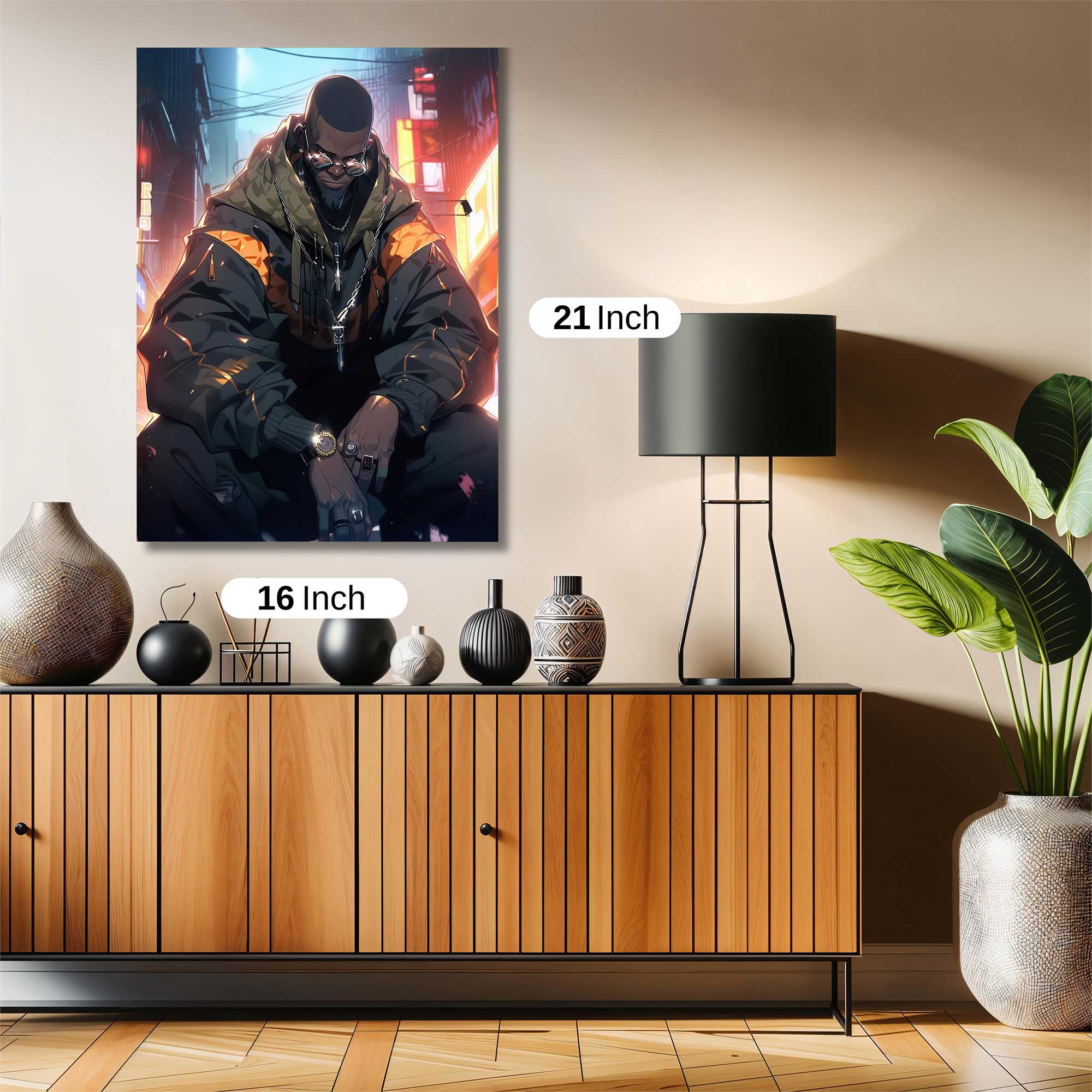 Cyberpunk Chill Safe Wall Magnetic / M