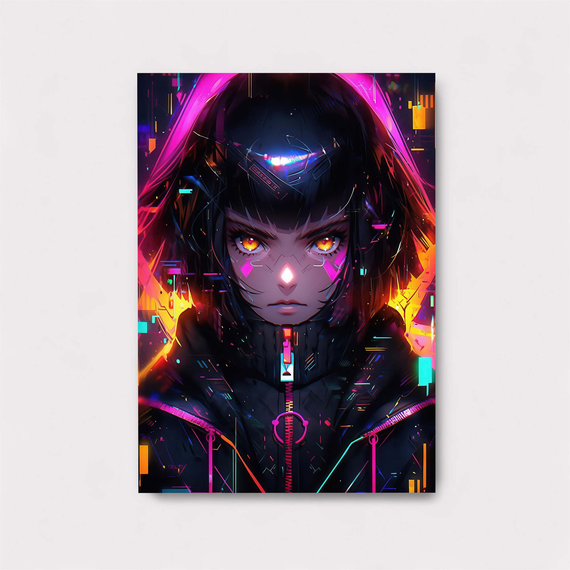 Cyberpunk Glow Safe Wall Magnetic / M