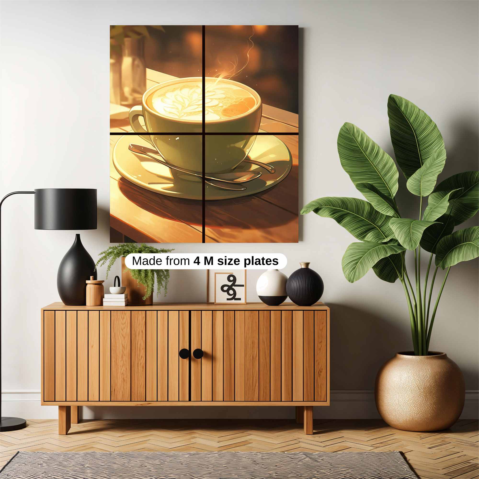 Latte Glow Safe Wall Magnetic / M