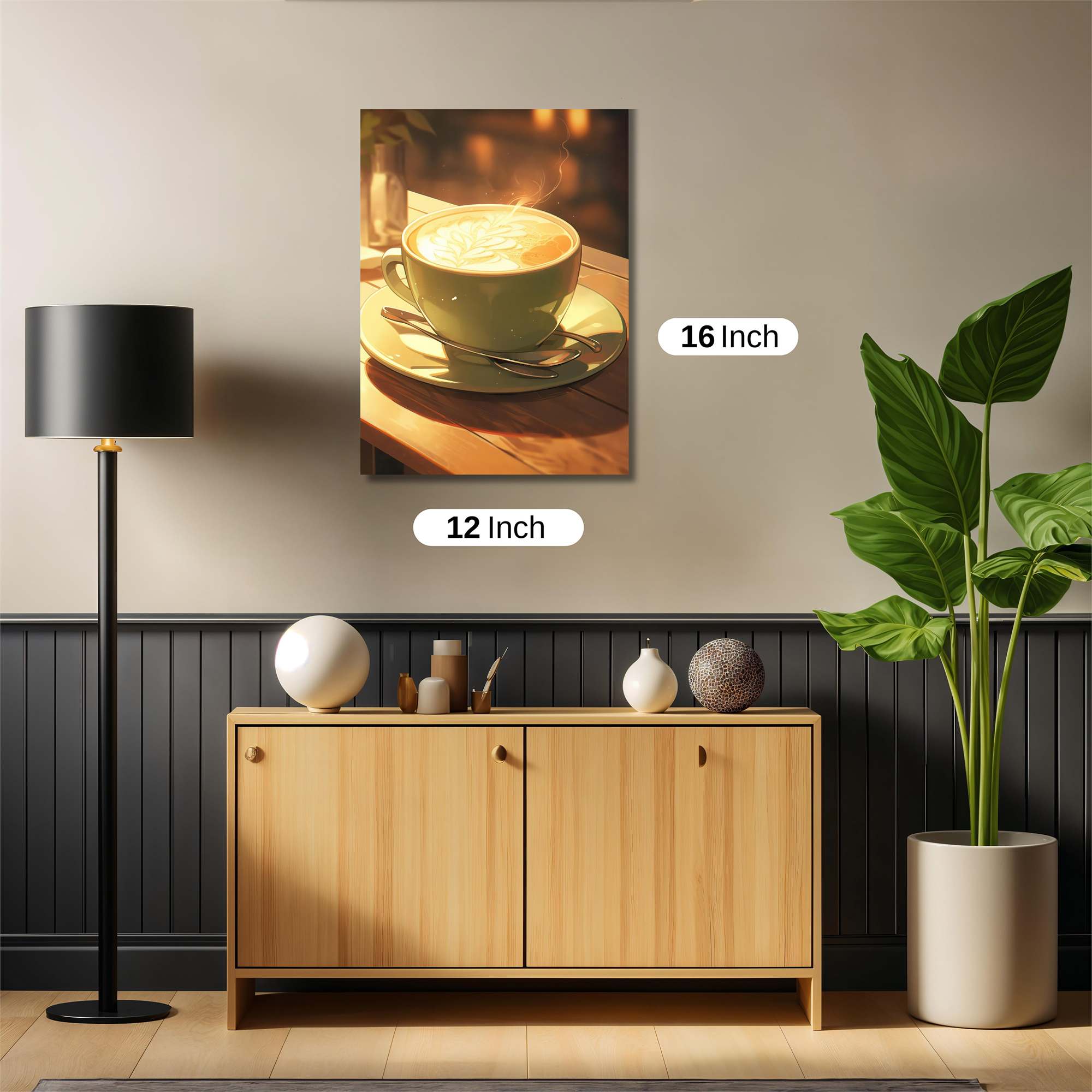 Latte Glow Safe Wall Magnetic / M