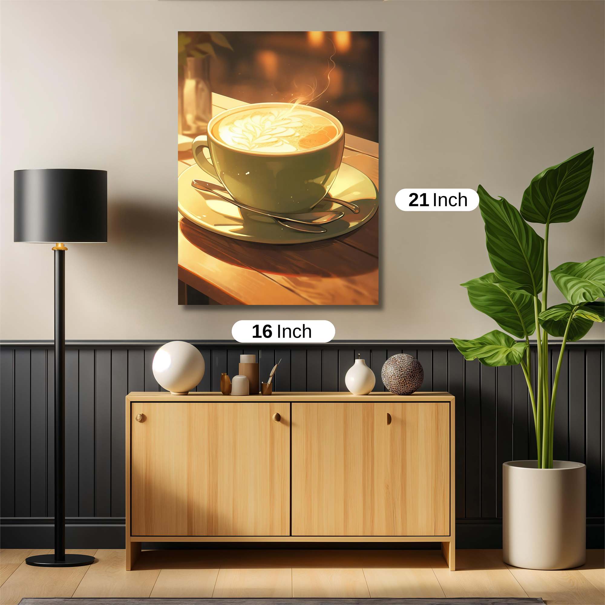 Latte Glow Safe Wall Magnetic / M