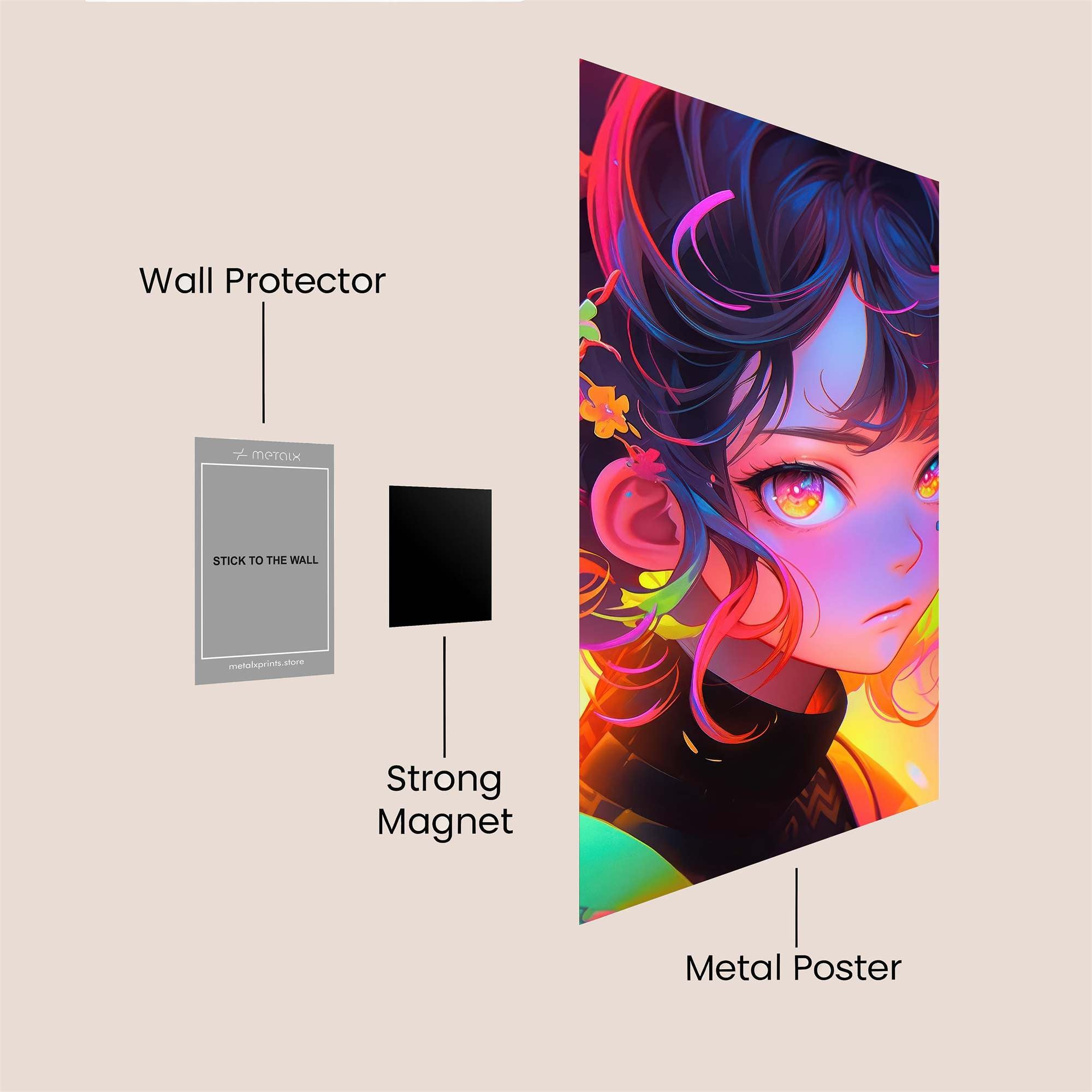 Neon Dream Safe Wall Magnetic / M