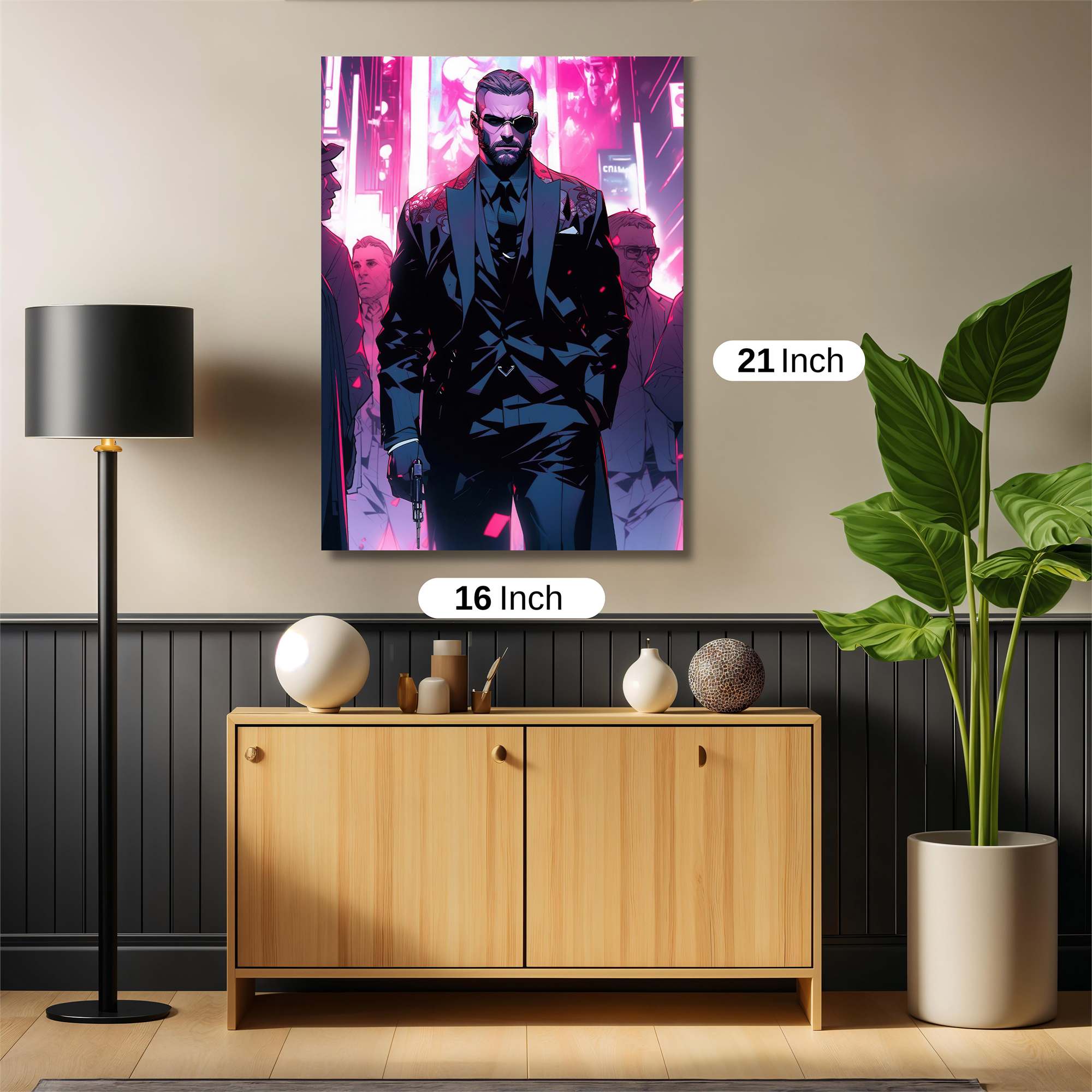 Agent Neon Safe Wall Magnetic / M