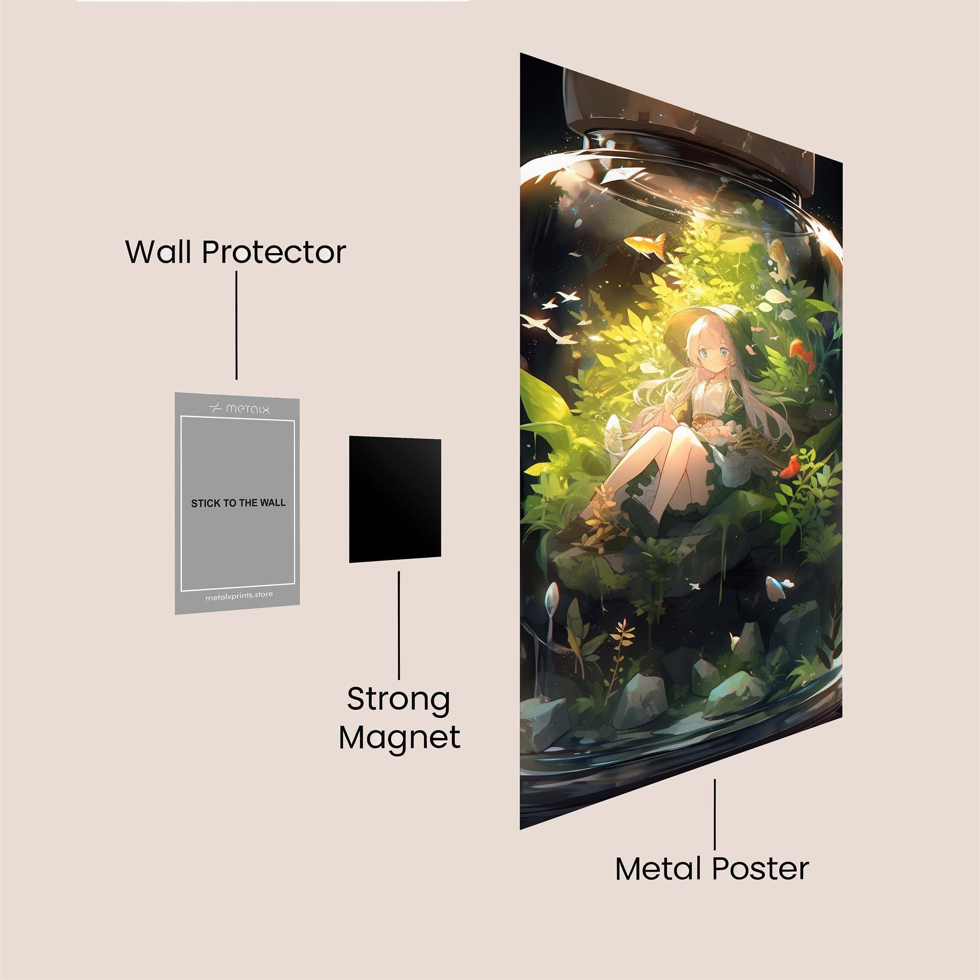 Fairy Serenity Safe Wall Magnetic / M