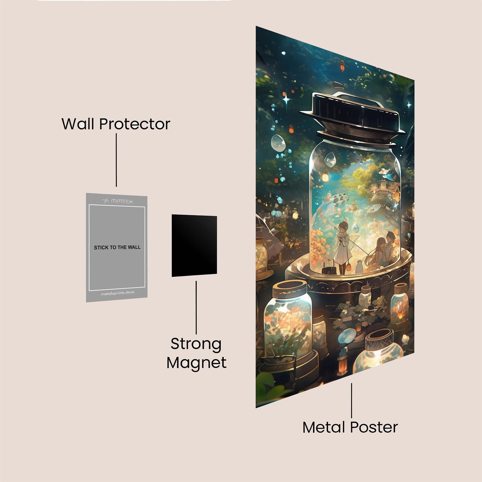 Dreamscape Whimsy Safe Wall Magnetic / M