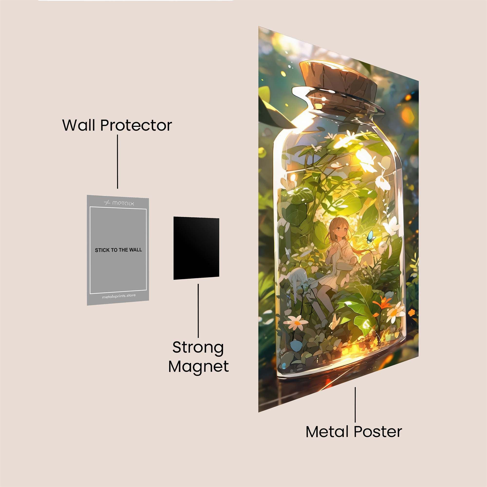 Fairy Enchantment Safe Wall Magnetic / M