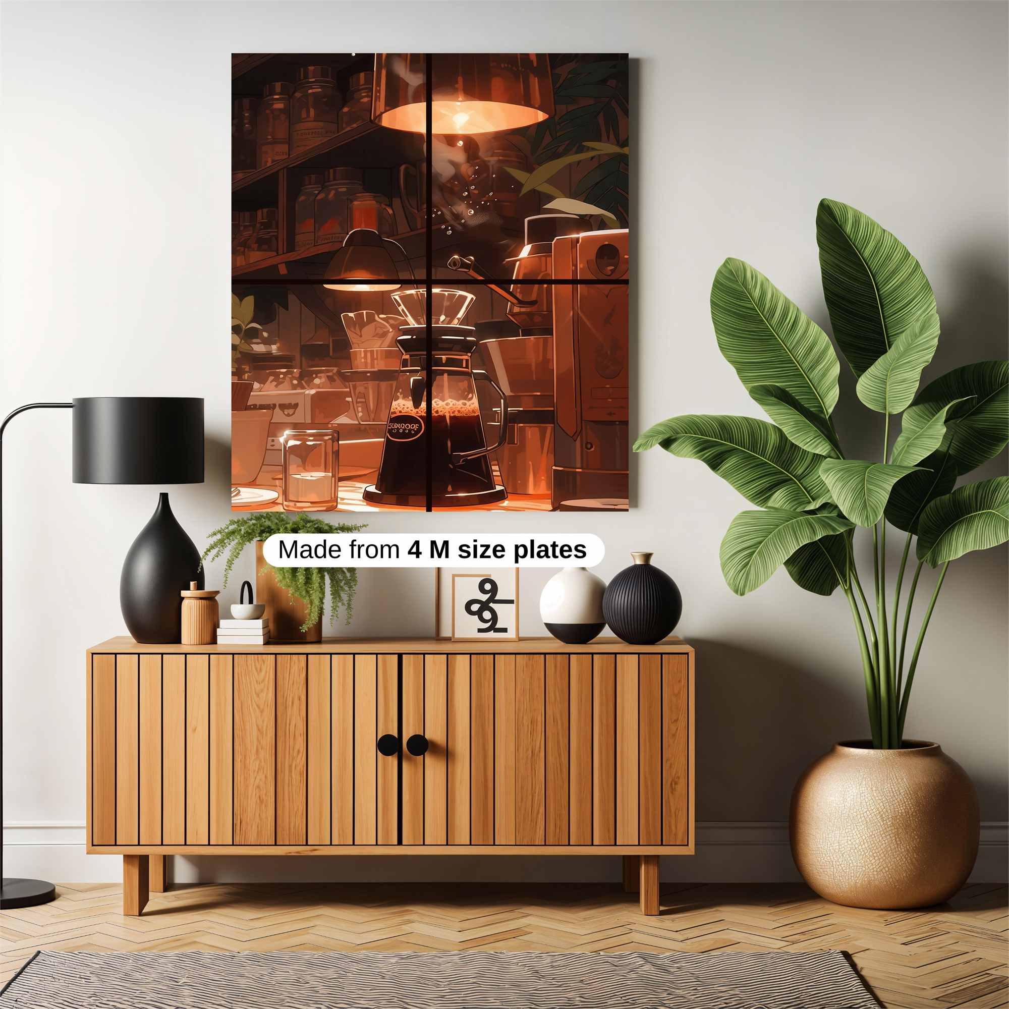 Coffee Serenity Safe Wall Magnetic / M