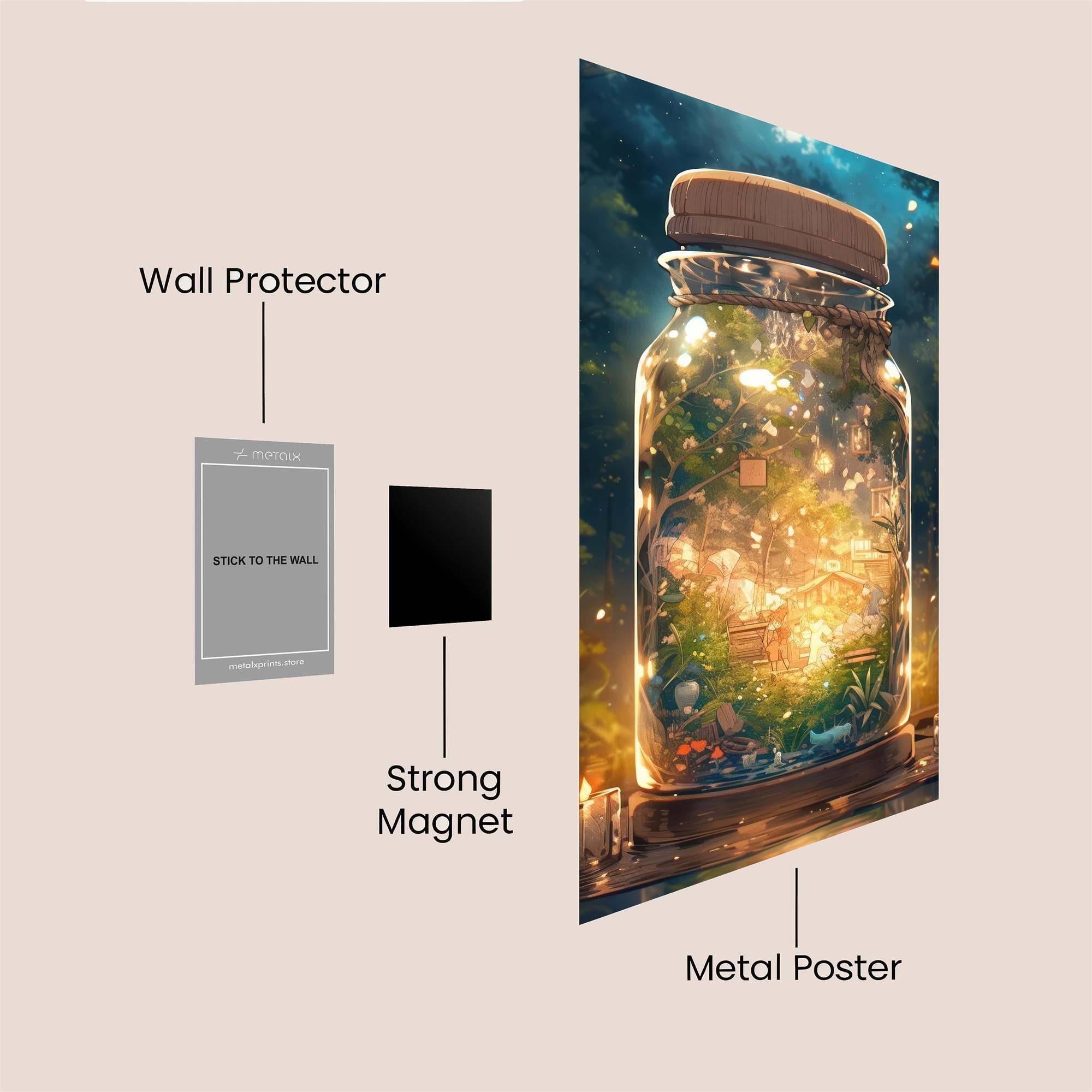 Forest Dream Safe Wall Magnetic / M