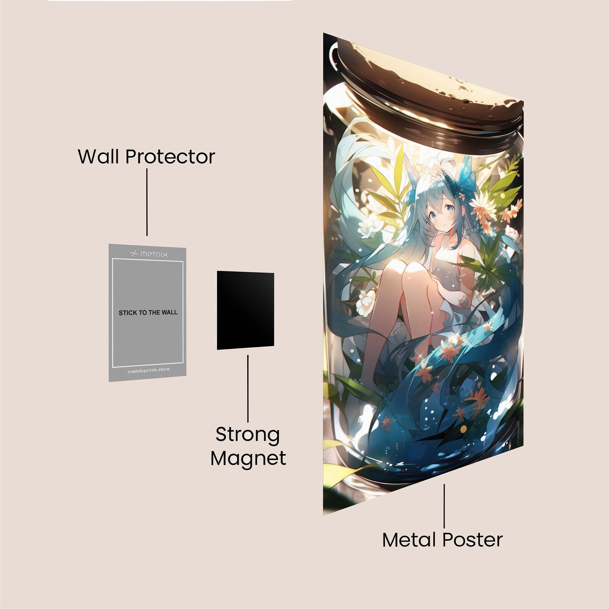 Nixie Dream Safe Wall Magnetic / M