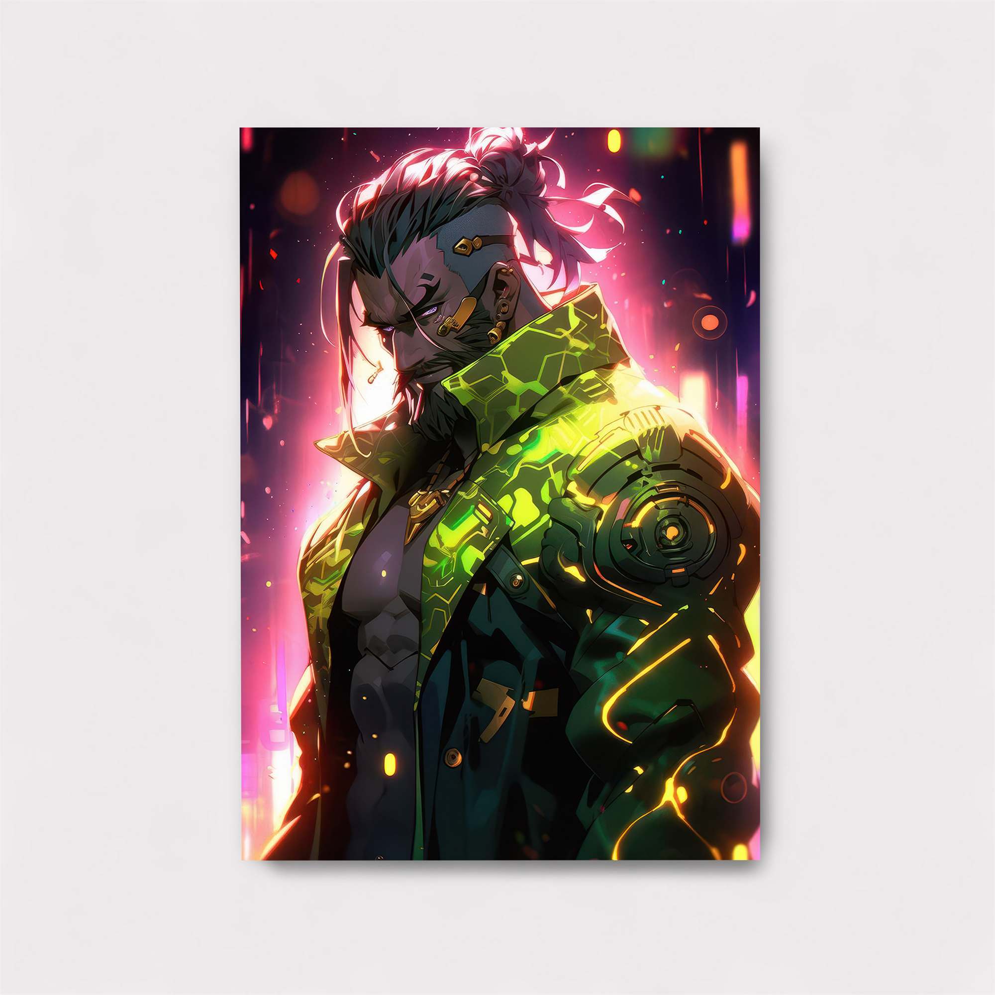 Neon Warrior Safe Wall Magnetic / M