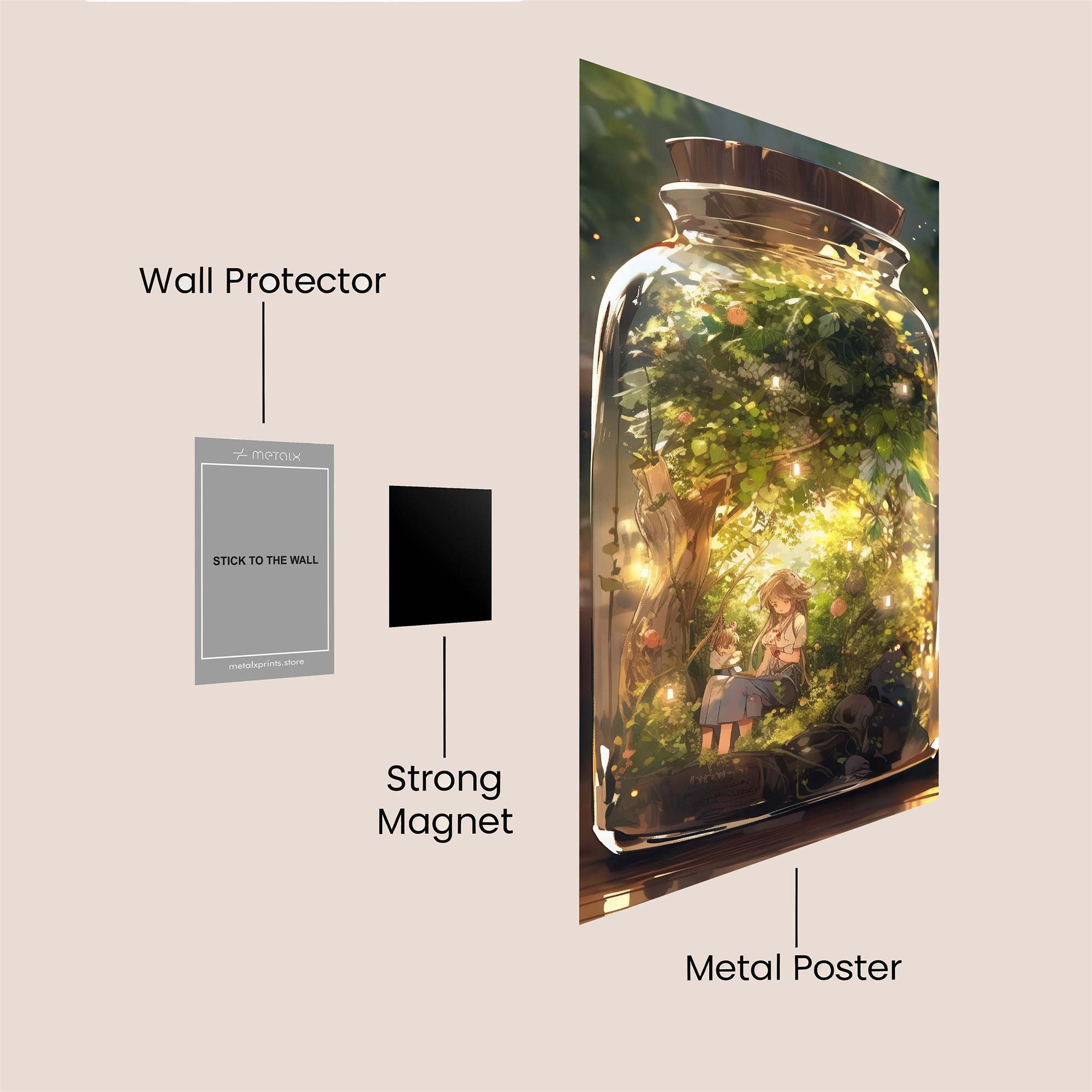 ForestWhisper Safe Wall Magnetic / M