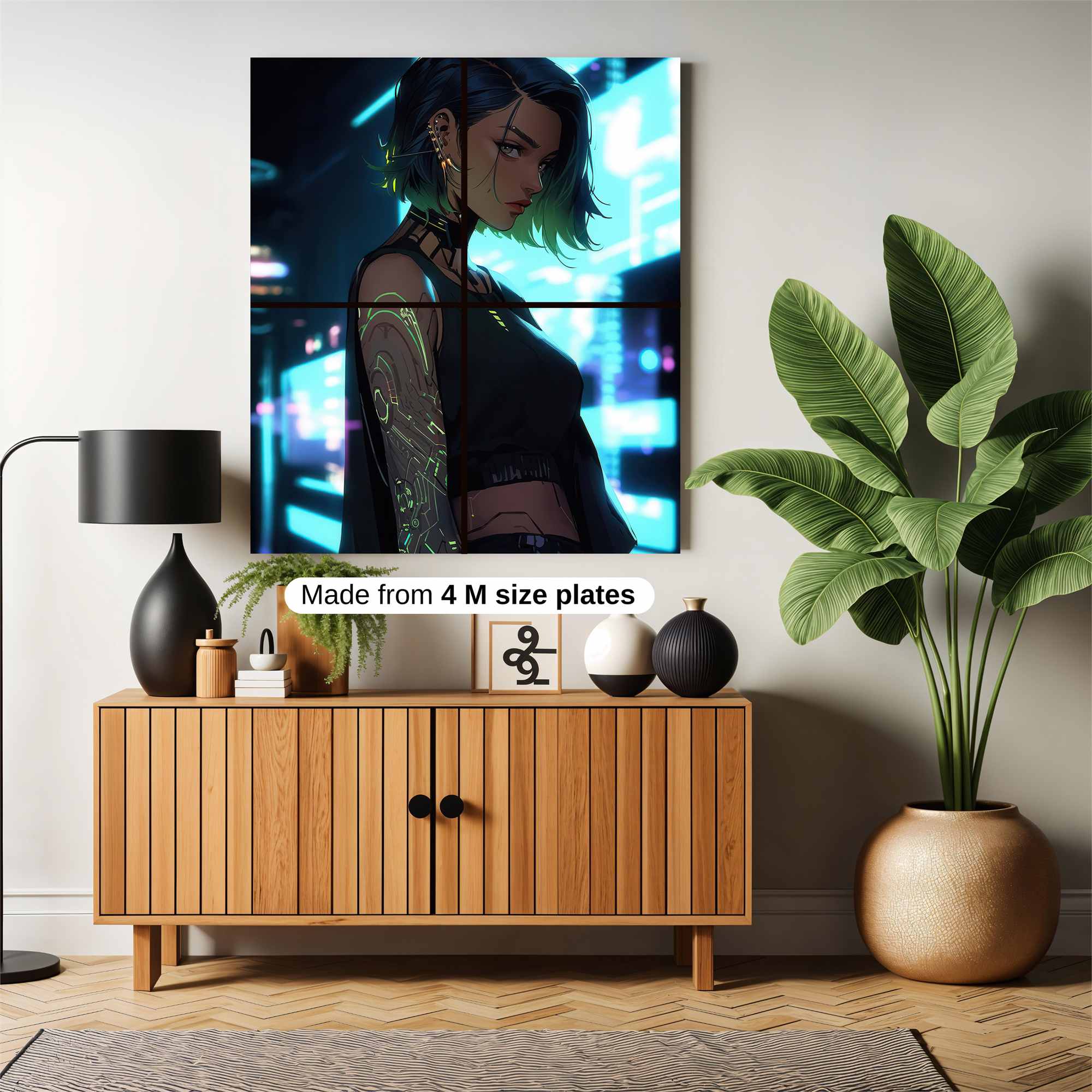 Cyber Enigma Safe Wall Magnetic / M