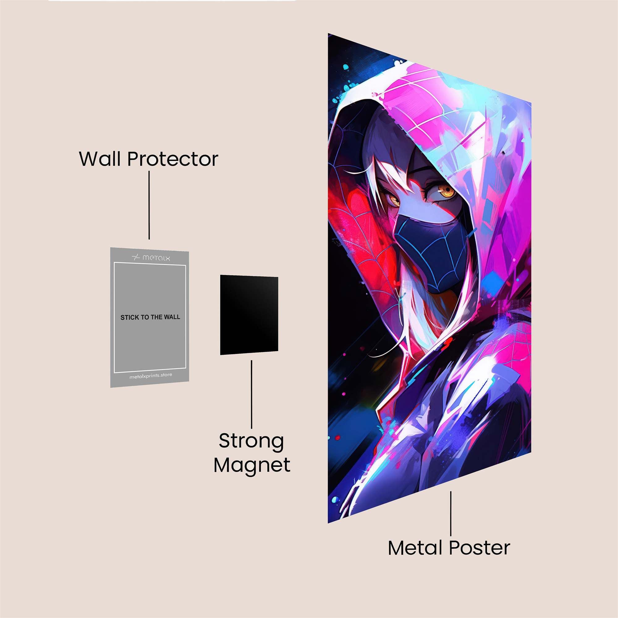 Silk Enigma Safe Wall Magnetic / M