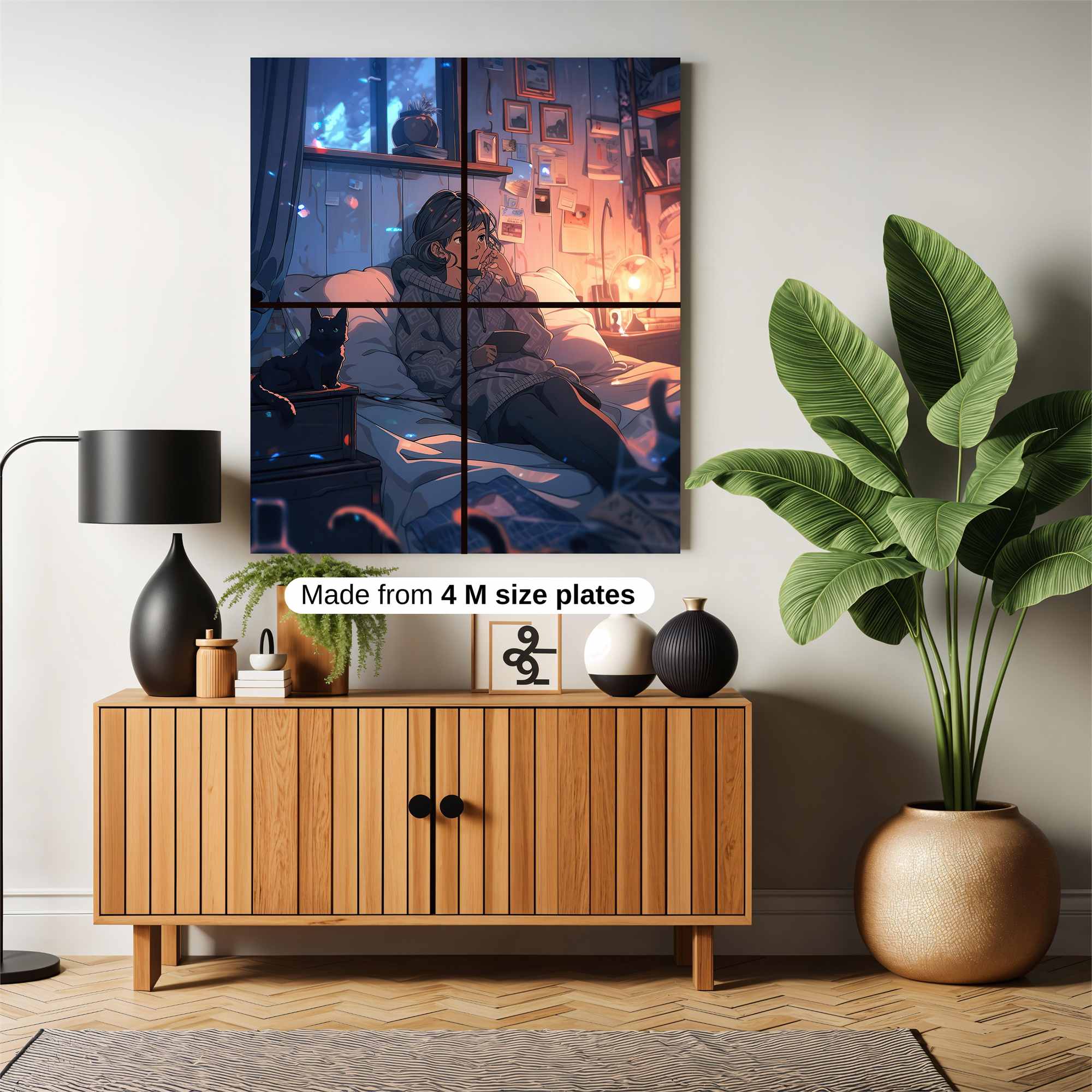 Cozy Solitude Safe Wall Magnetic / M