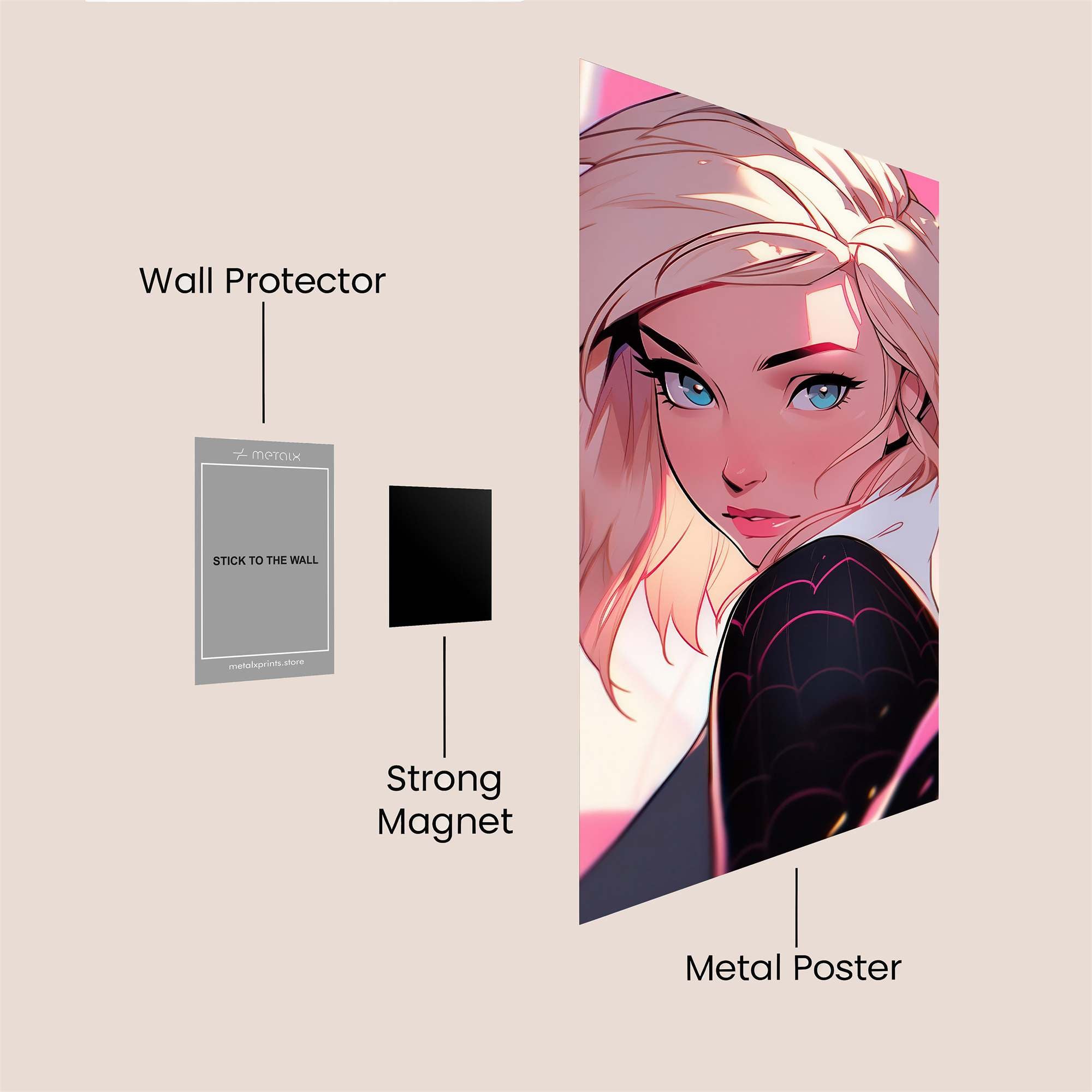 Spider Radiant Safe Wall Magnetic / M