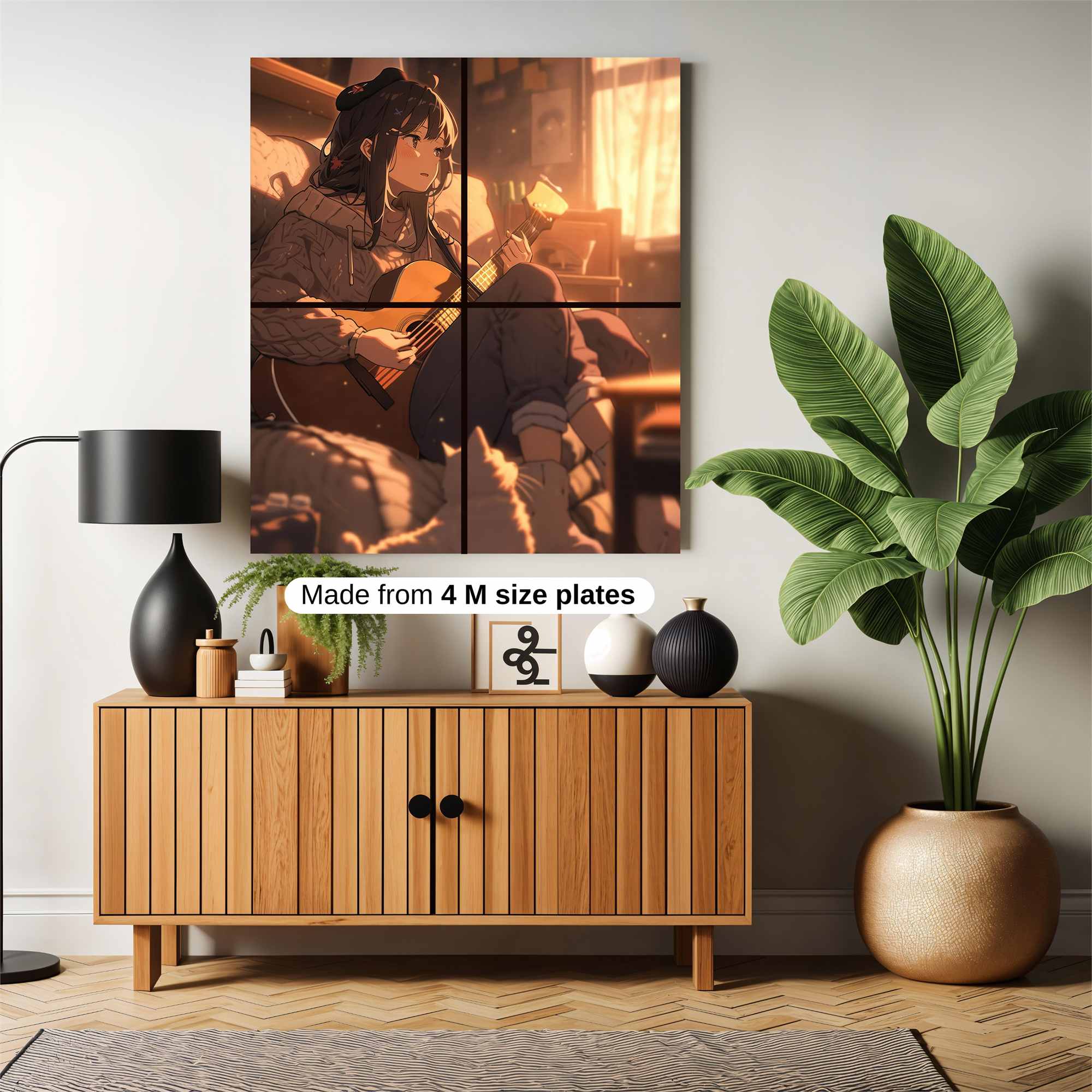 Guitar Serenity Safe Wall Magnetic / M