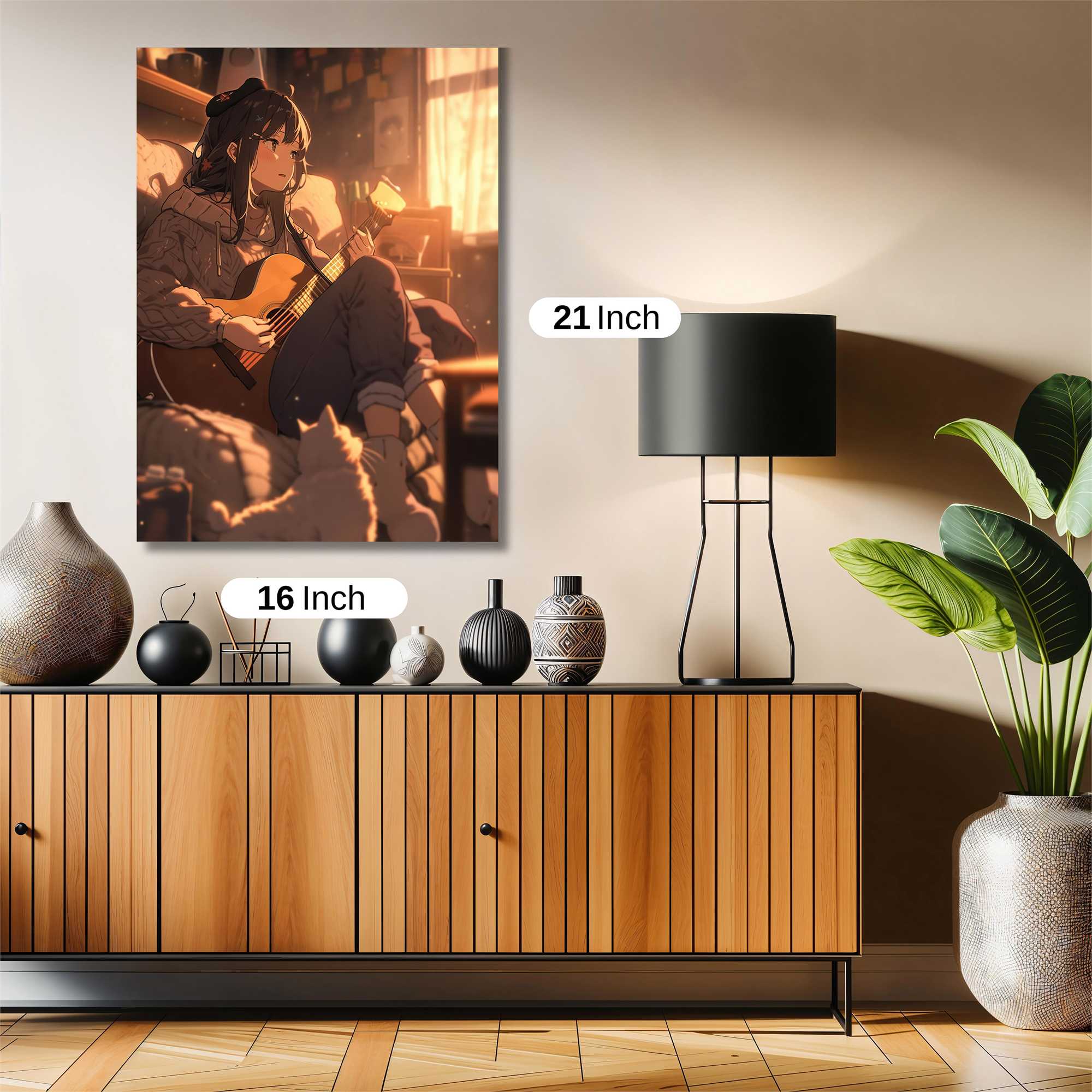 Guitar Serenity Safe Wall Magnetic / M