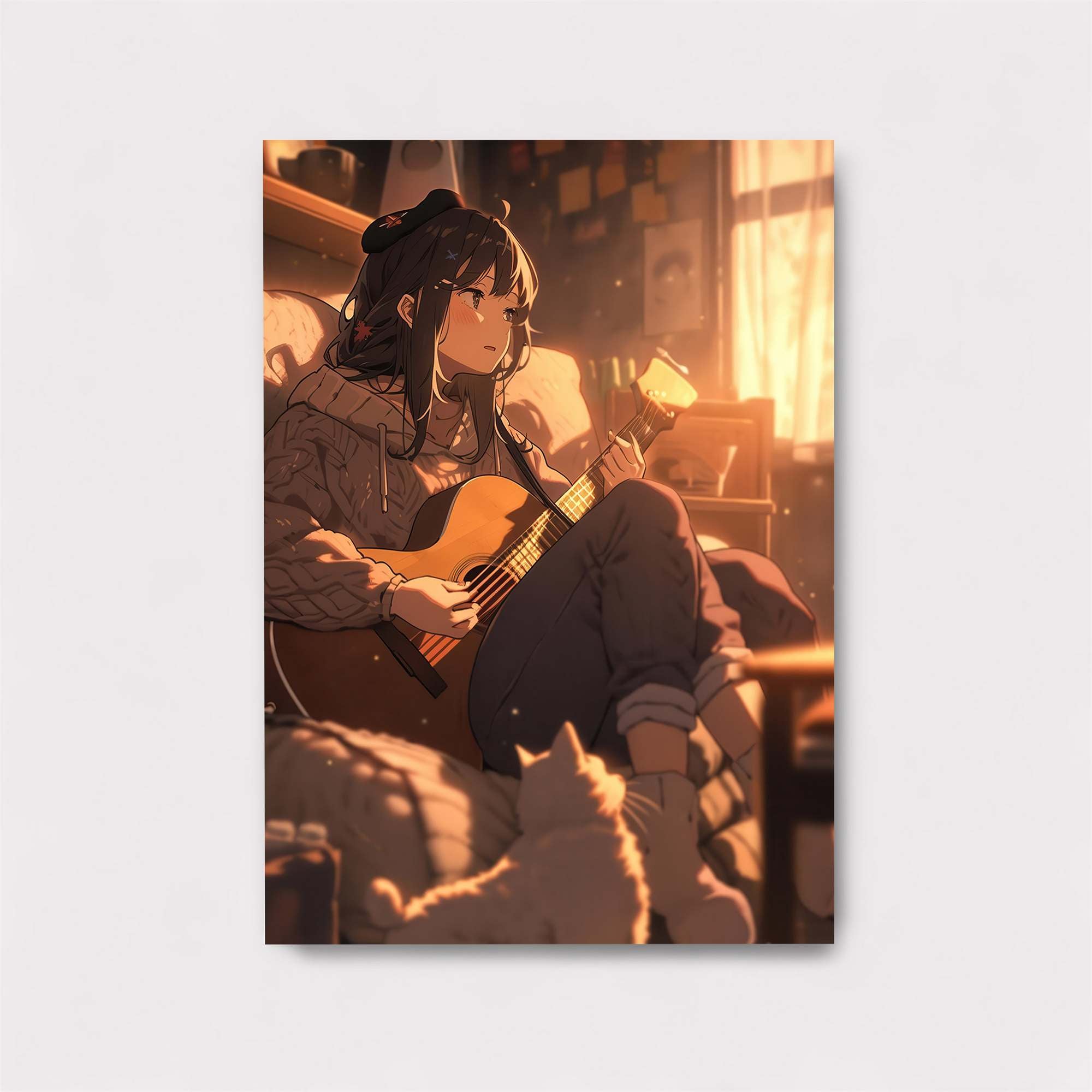 Guitar Serenity Safe Wall Magnetic / M