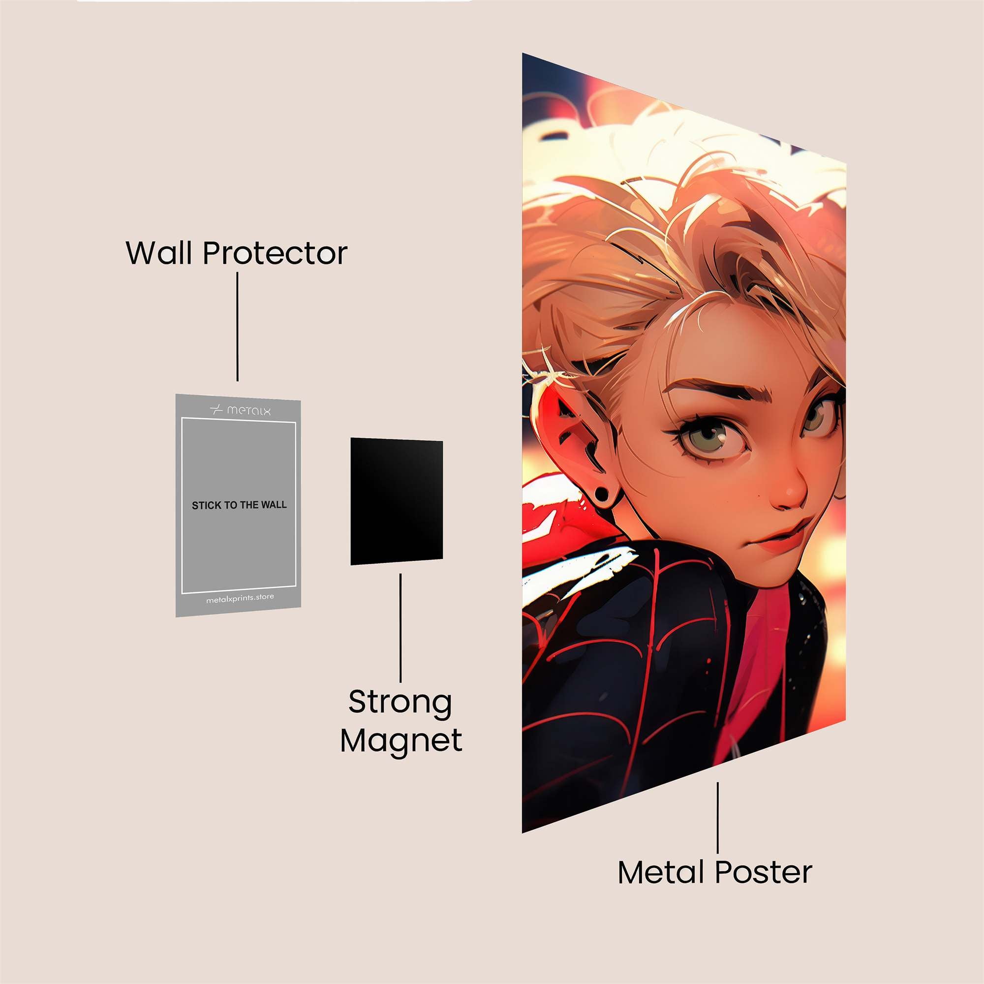 Spider Intense Safe Wall Magnetic / M