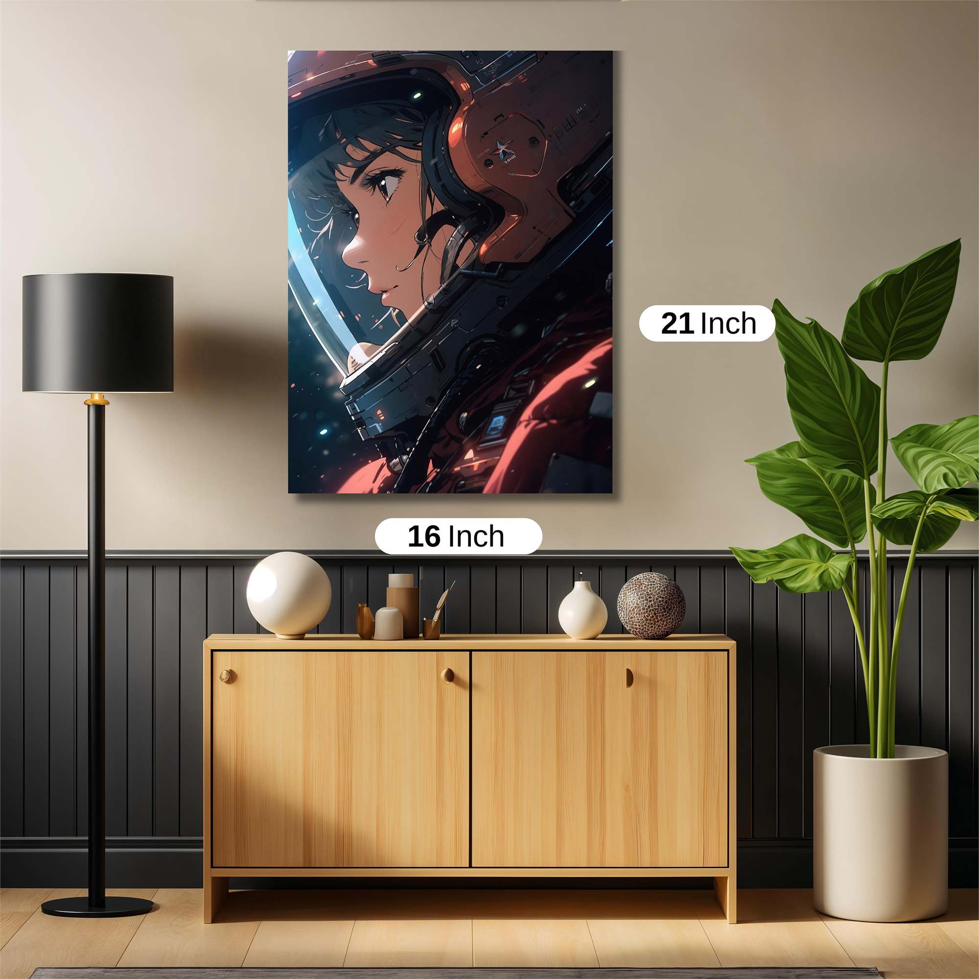 Astronaut Serene Safe Wall Magnetic / M