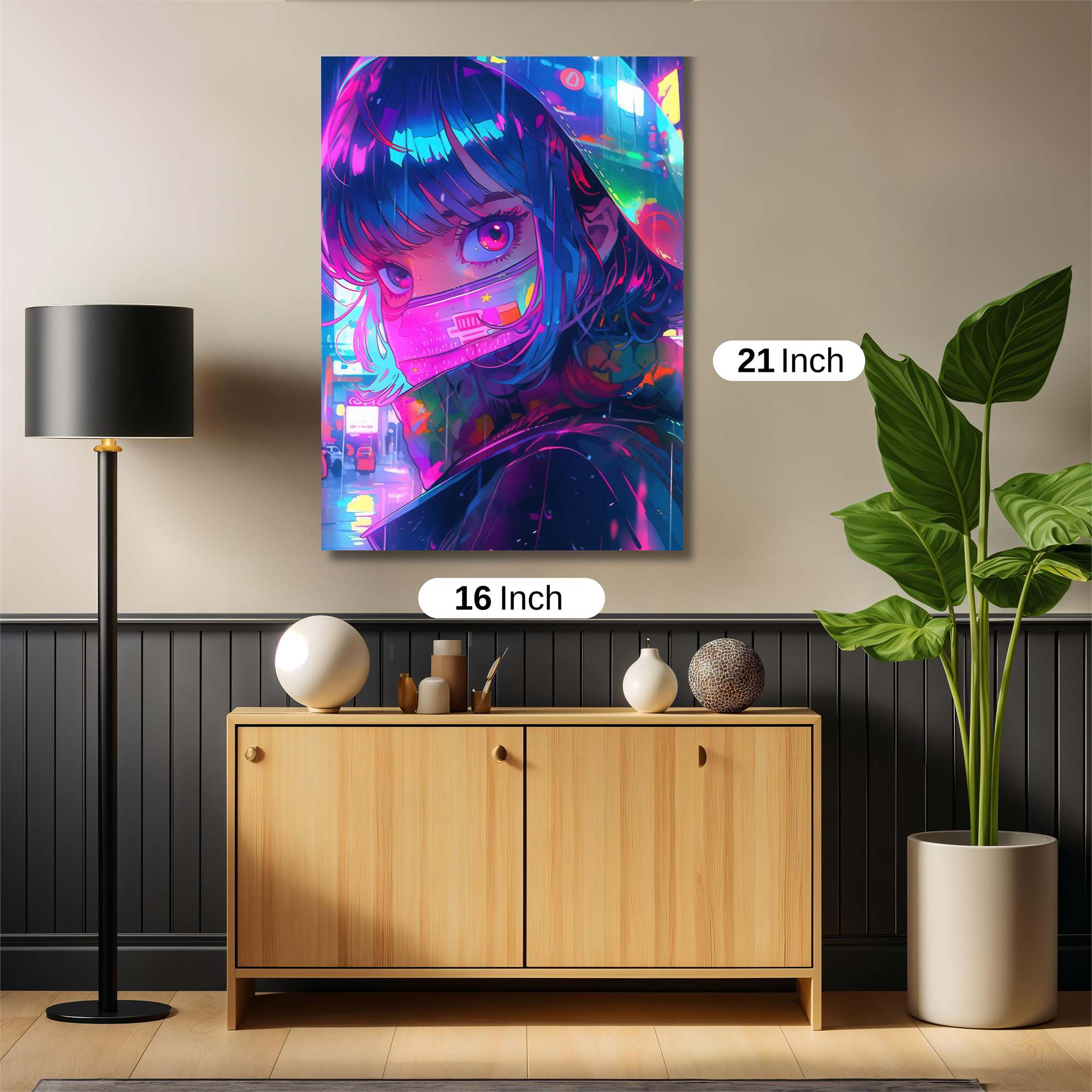 Neon Mystery Safe Wall Magnetic / M