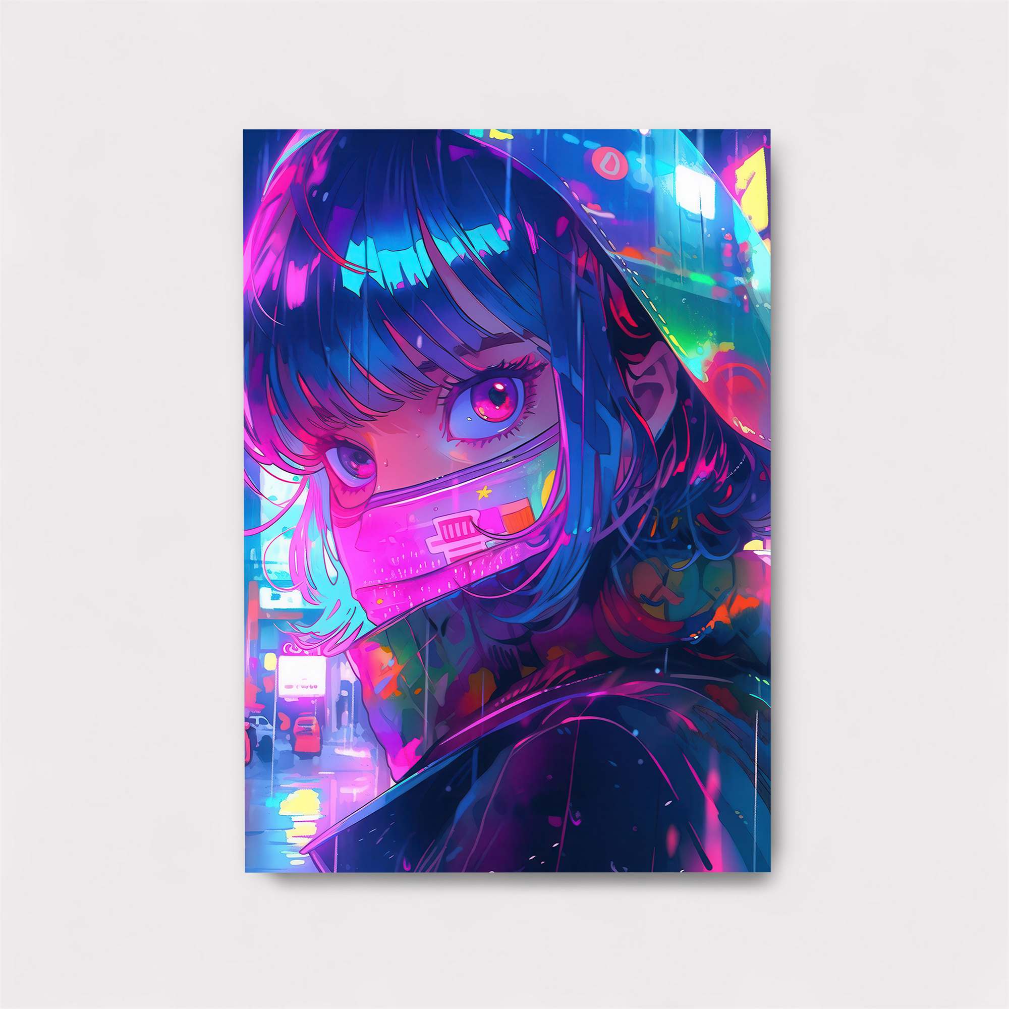 Neon Mystery Safe Wall Magnetic / M