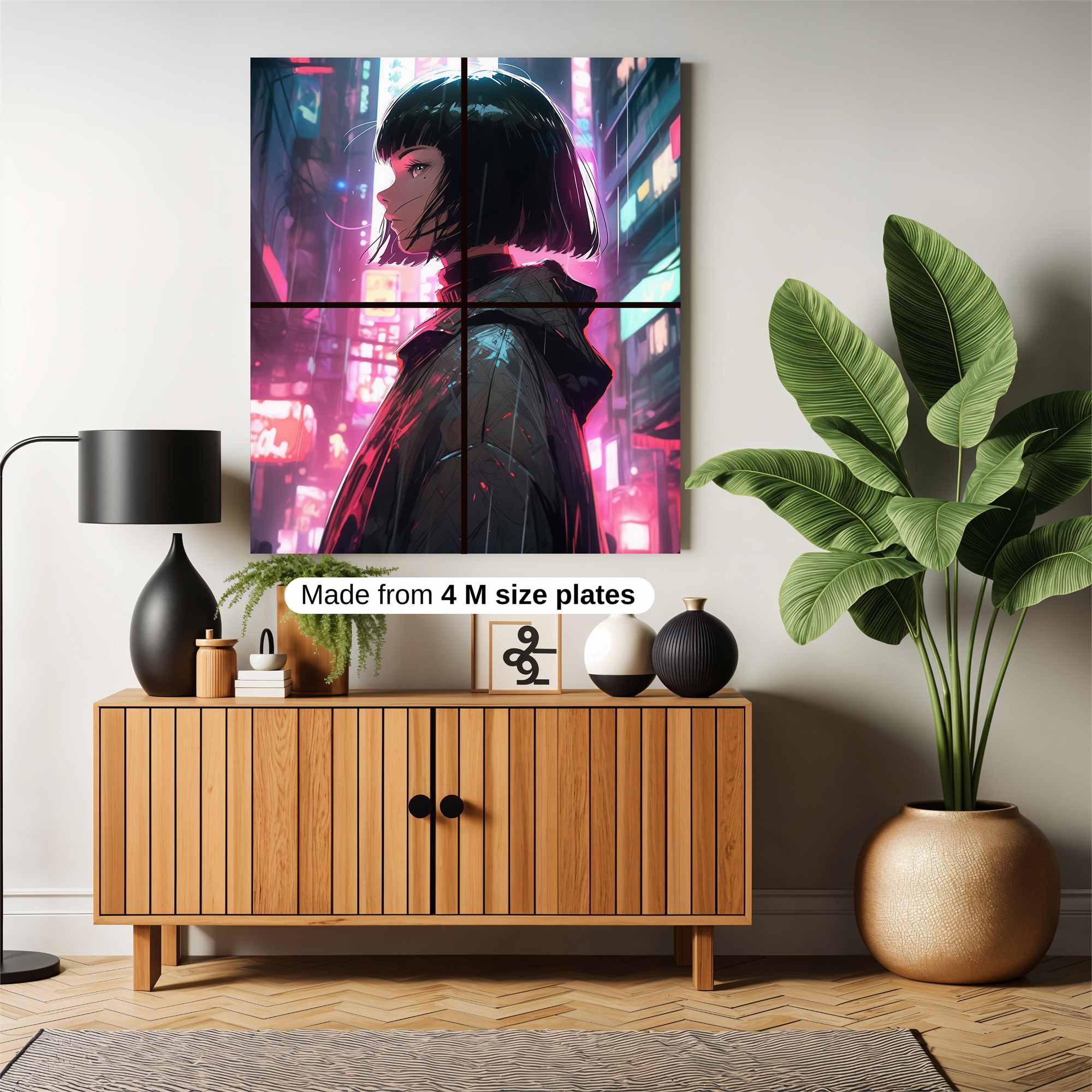 Cyberpunk Solitude Safe Wall Magnetic / M