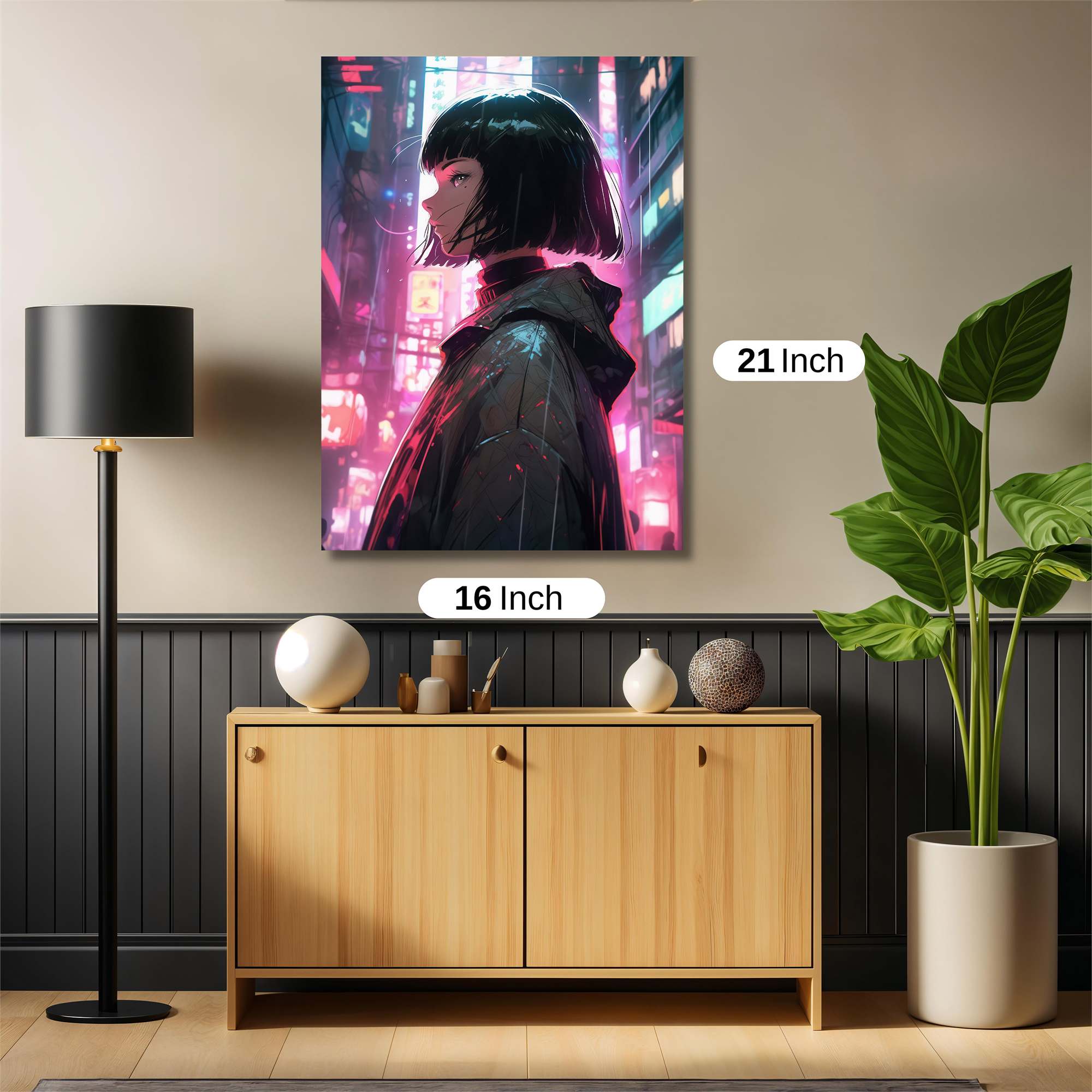 Cyberpunk Solitude Safe Wall Magnetic / M