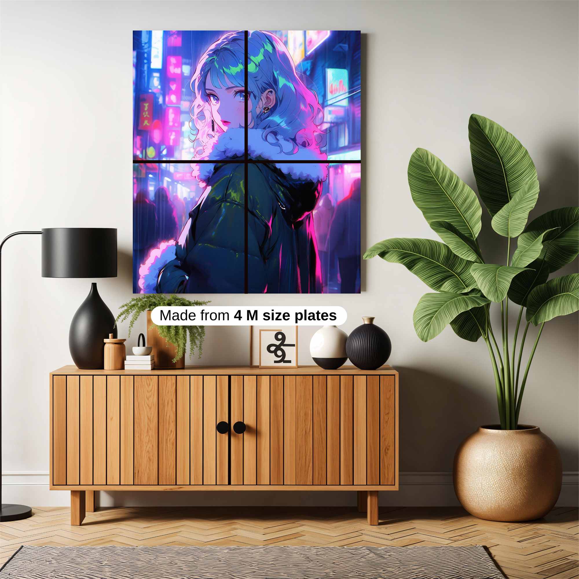 Neon Solitude Safe Wall Magnetic / M