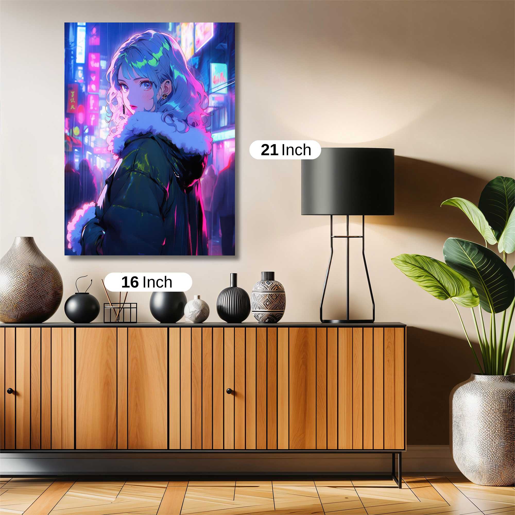 Neon Solitude Safe Wall Magnetic / M