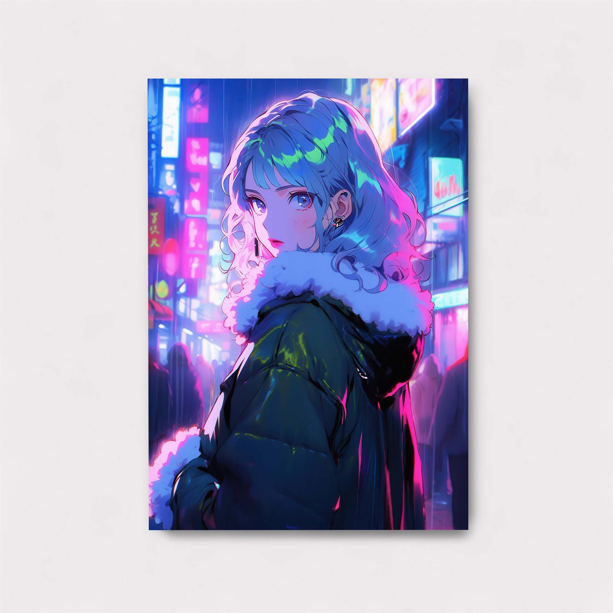 Neon Solitude Safe Wall Magnetic / M