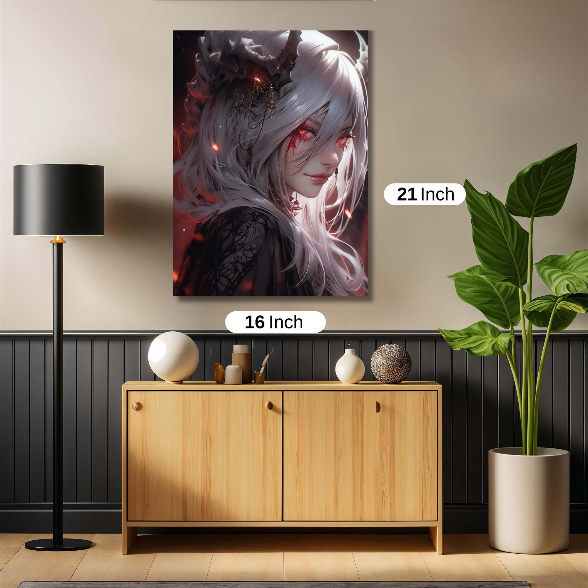Demoness Whimsy Safe Wall Magnetic / M