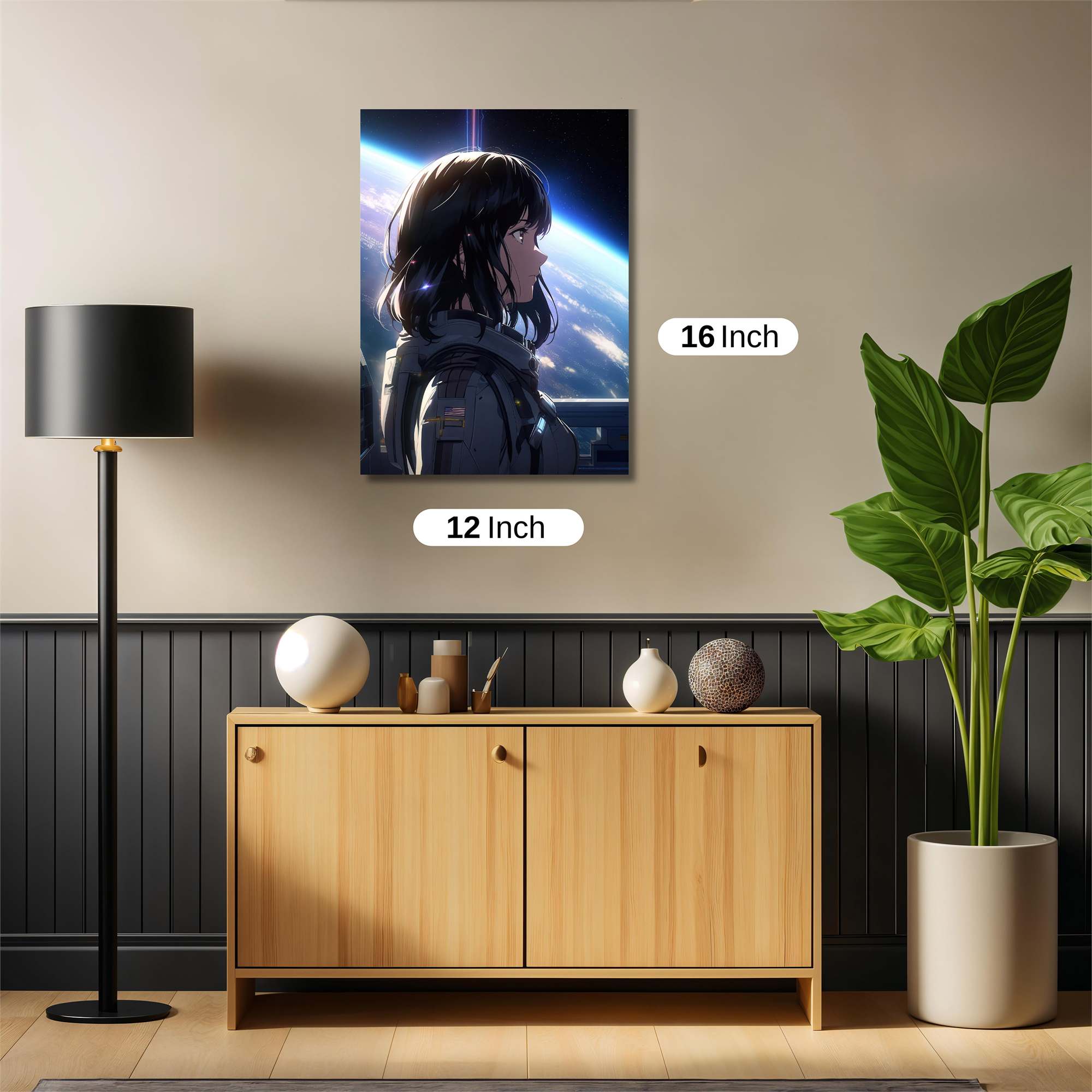 Astronaut Serene Safe Wall Magnetic / M