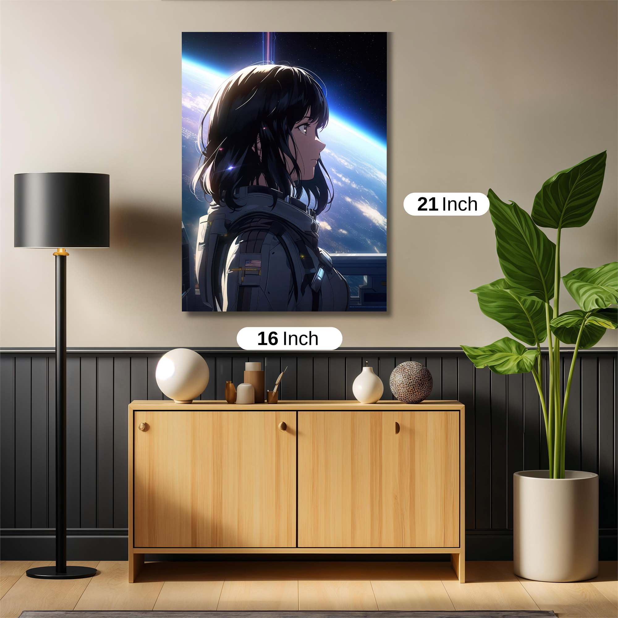 Astronaut Serene Safe Wall Magnetic / M