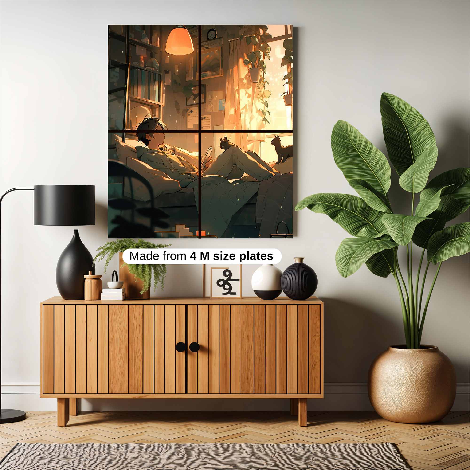 Sunlit Serenity Safe Wall Magnetic / M