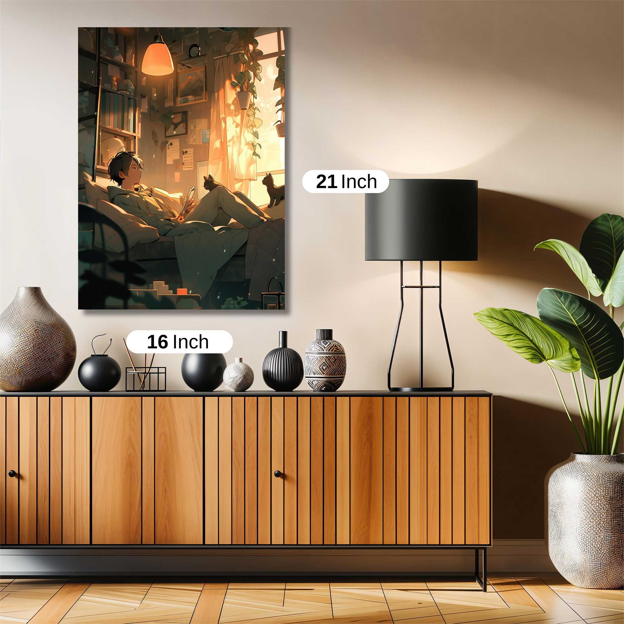 Sunlit Serenity Safe Wall Magnetic / M