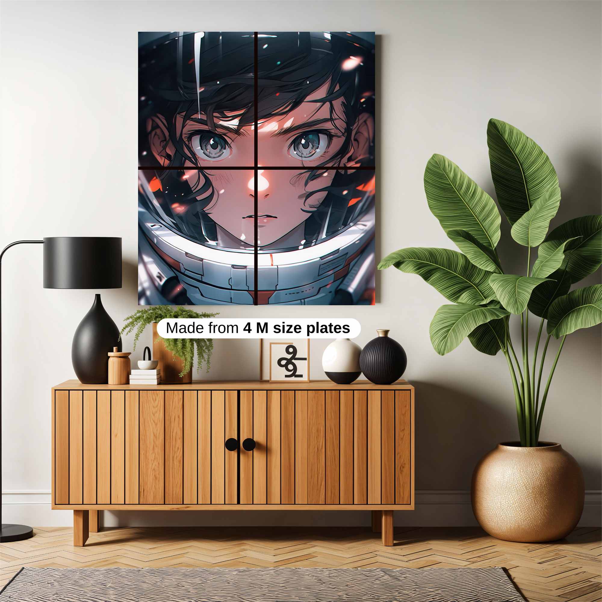 Astronaut Serene Safe Wall Magnetic / M