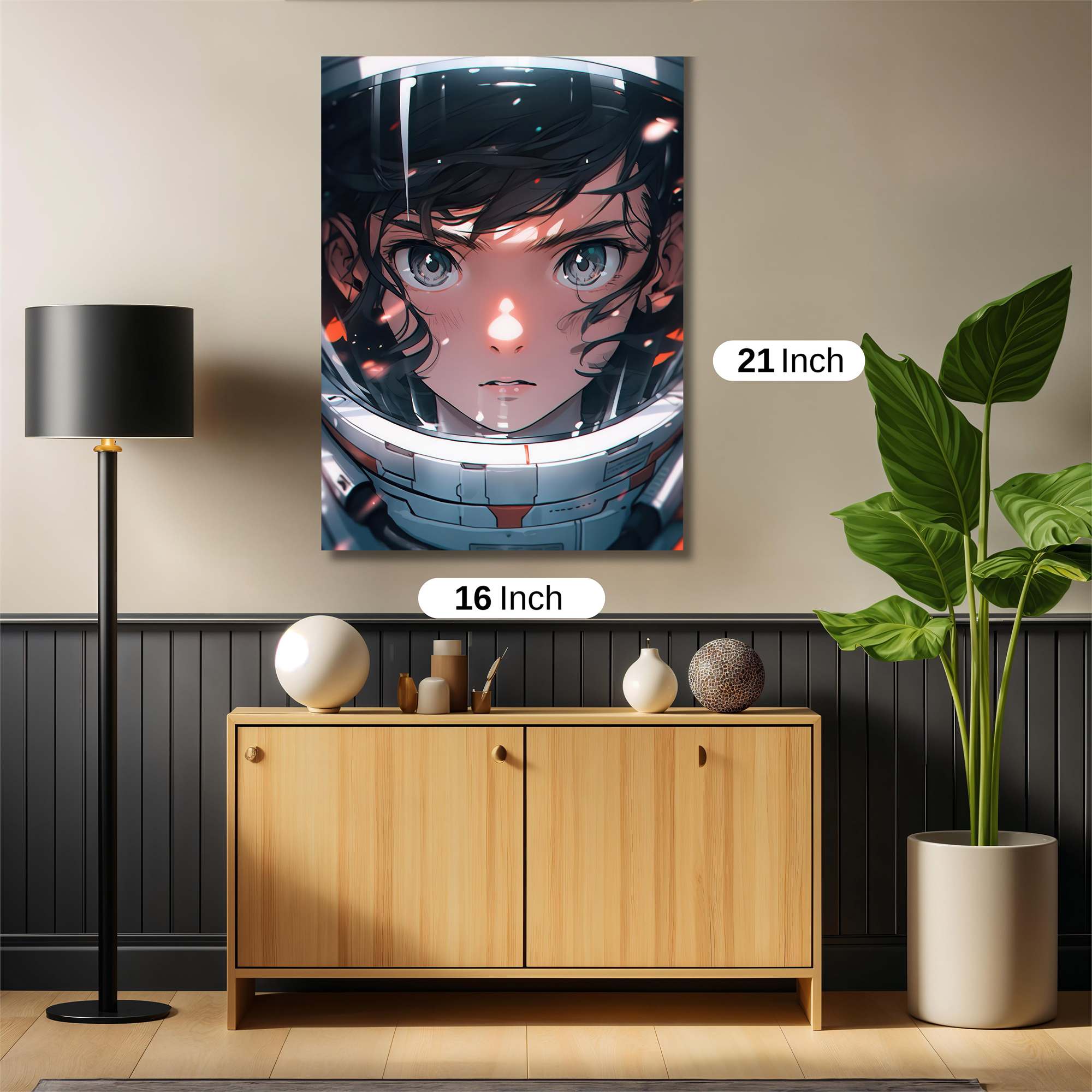 Astronaut Serene Safe Wall Magnetic / M