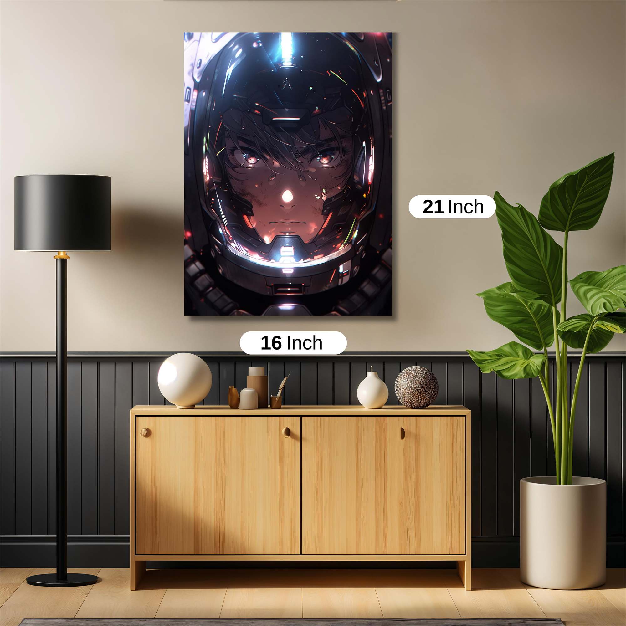 Astronaut Serene Safe Wall Magnetic / M