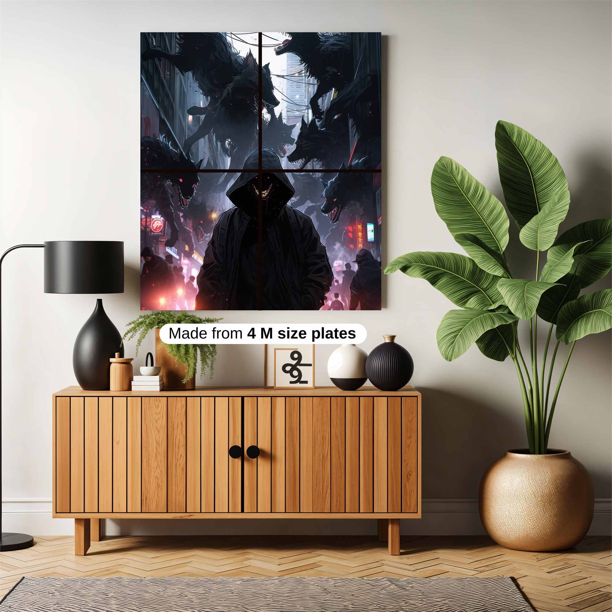 Masked Menace Safe Wall Magnetic / M