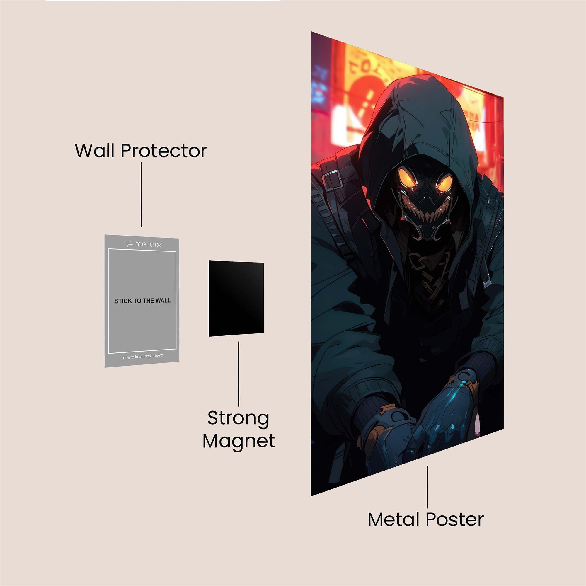 Venom Brooding Safe Wall Magnetic / M