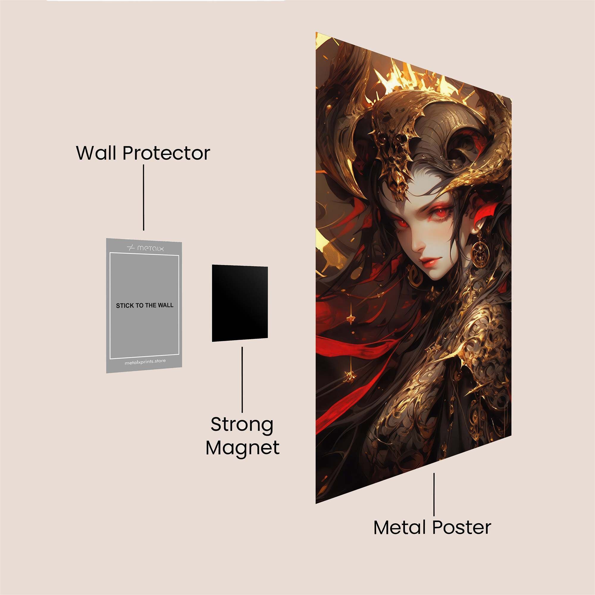 Empress Enigmatic Safe Wall Magnetic / M