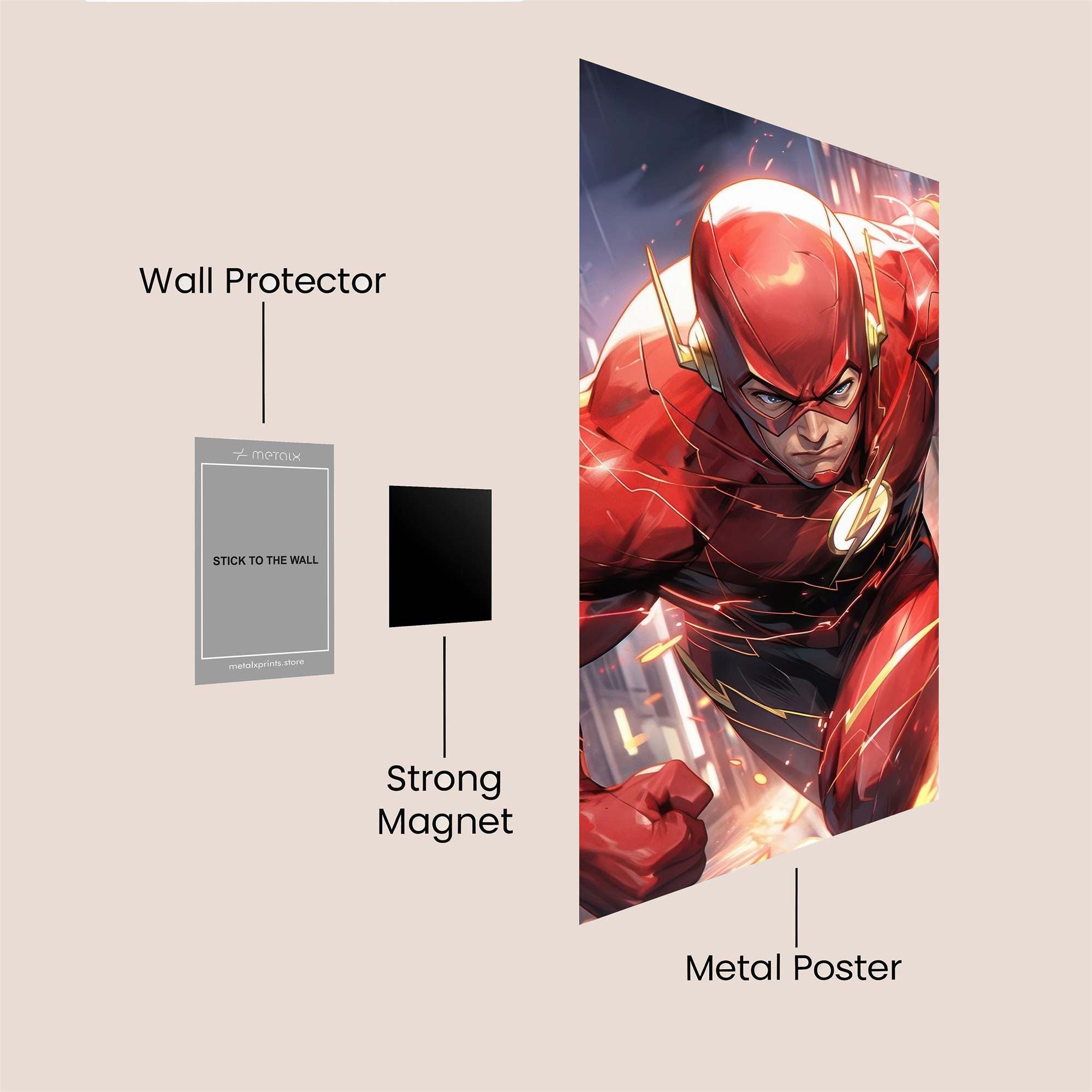 Flash Velocity Safe Wall Magnetic / M