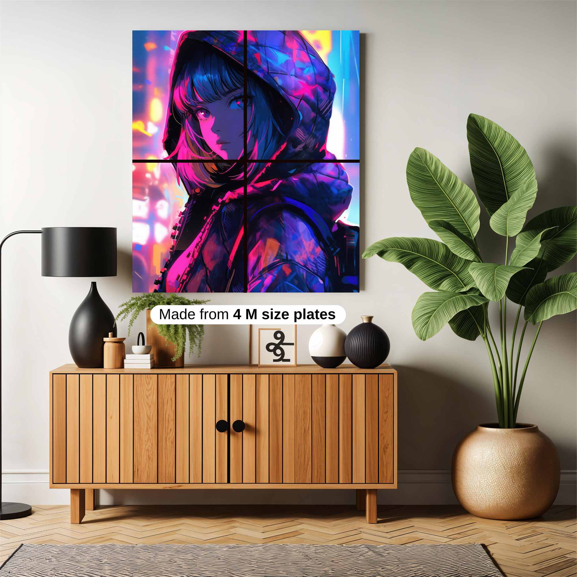 Cyberpunk Enigma Safe Wall Magnetic / M