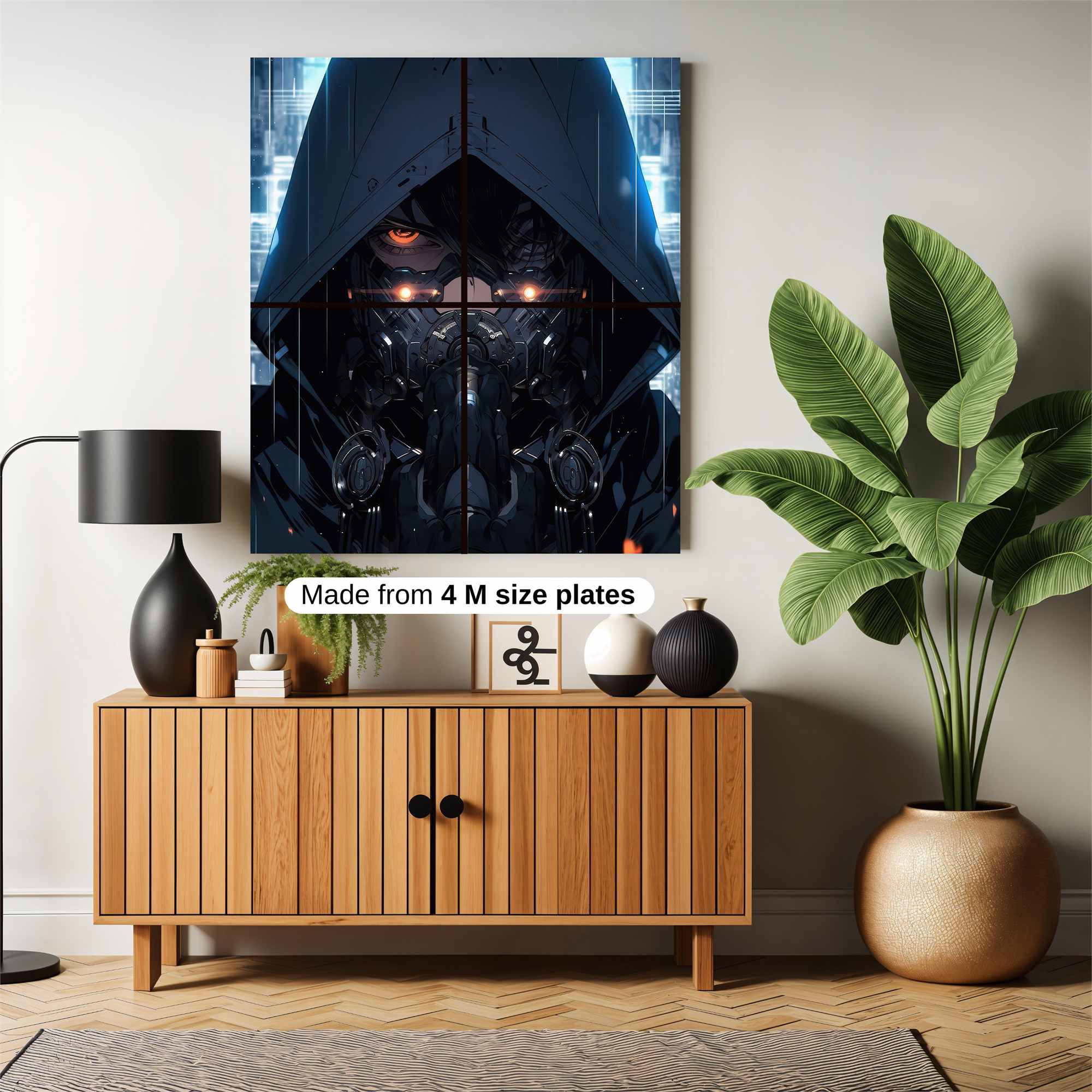 Cyberpunk Sentinel Safe Wall Magnetic / M