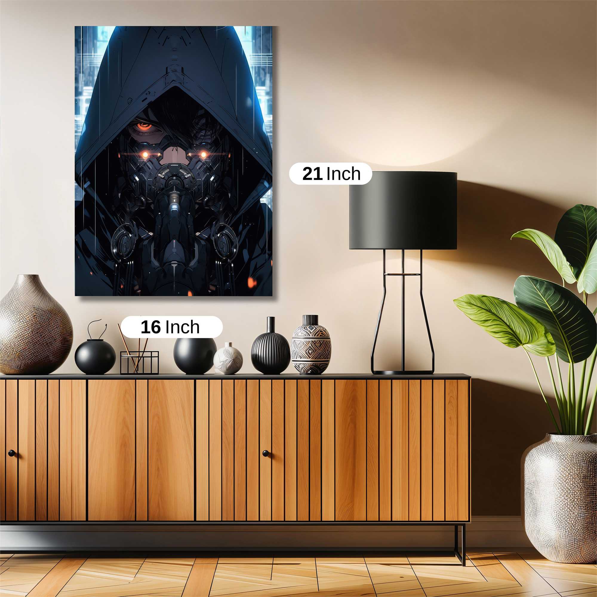 Cyberpunk Sentinel Safe Wall Magnetic / M