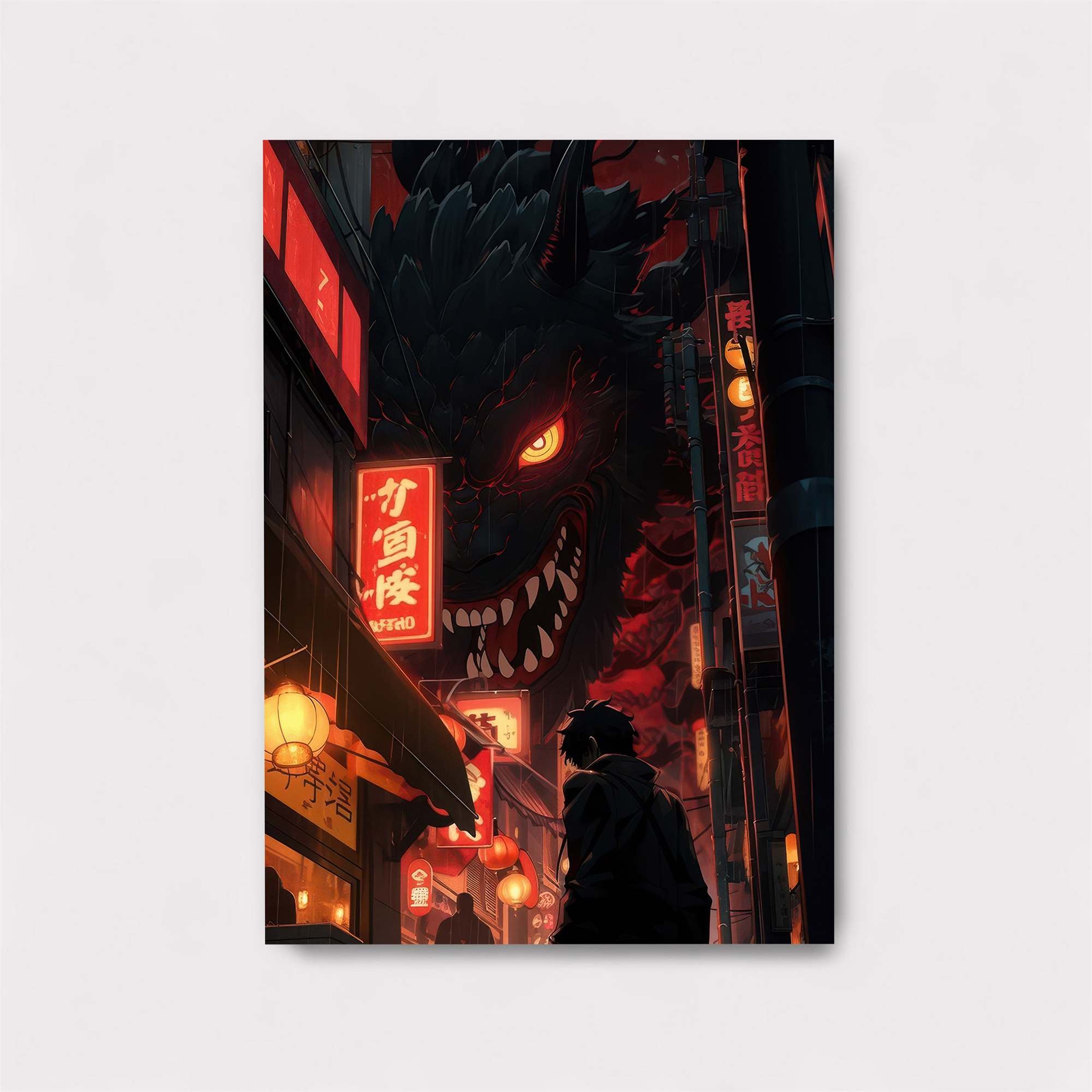 Godzilla Menace Safe Wall Magnetic / M