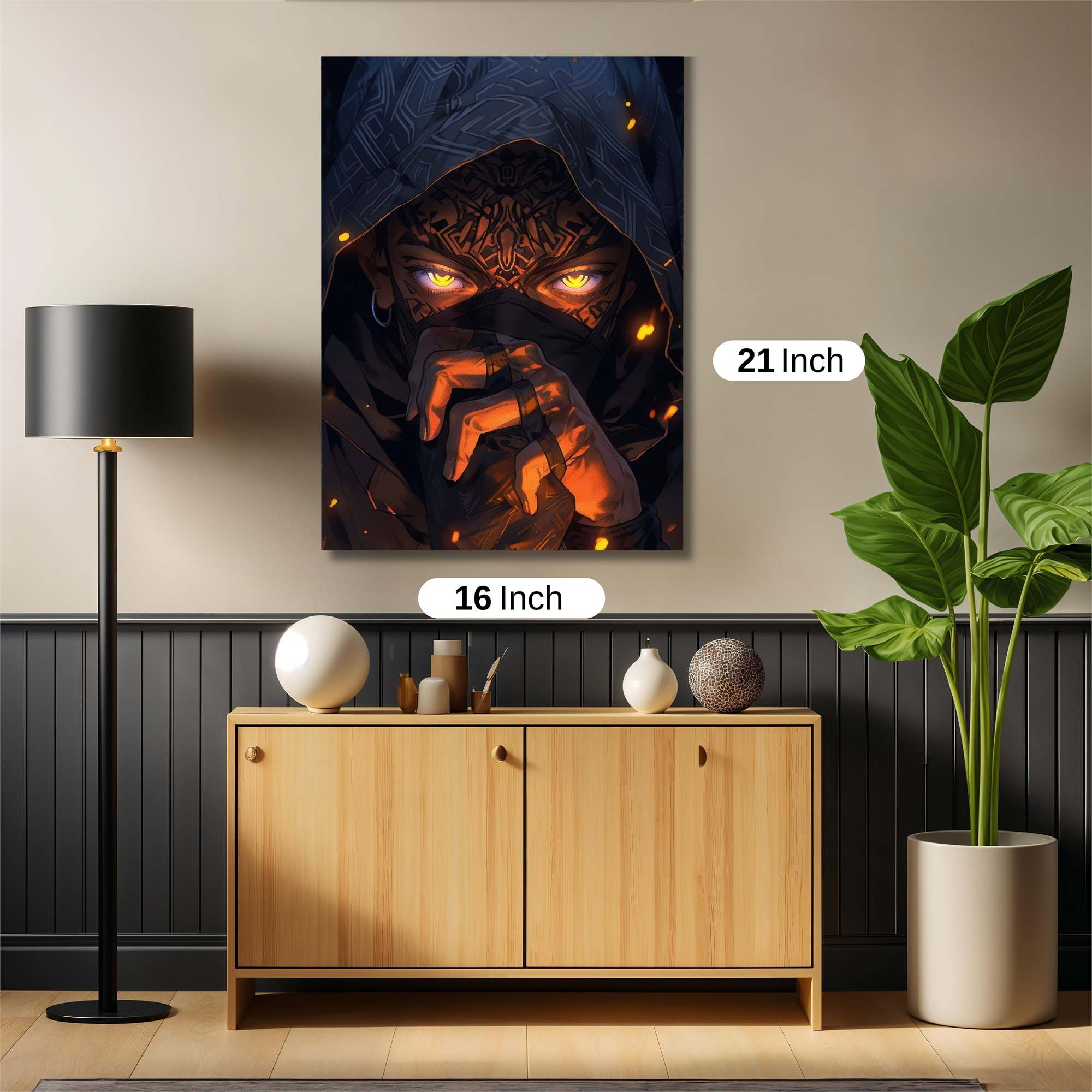 Glowing Enigma Safe Wall Magnetic / M