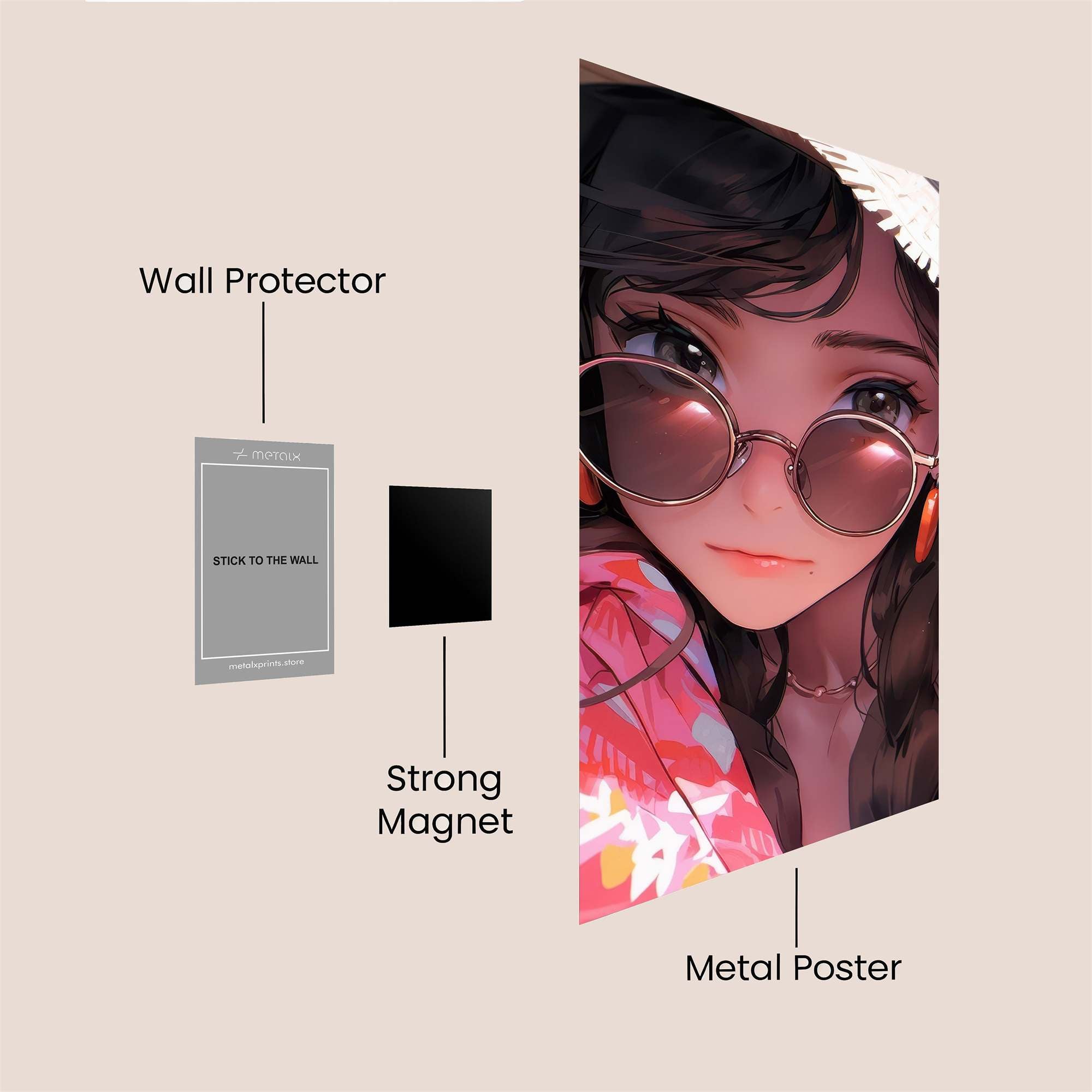 Summer Bliss Safe Wall Magnetic / M